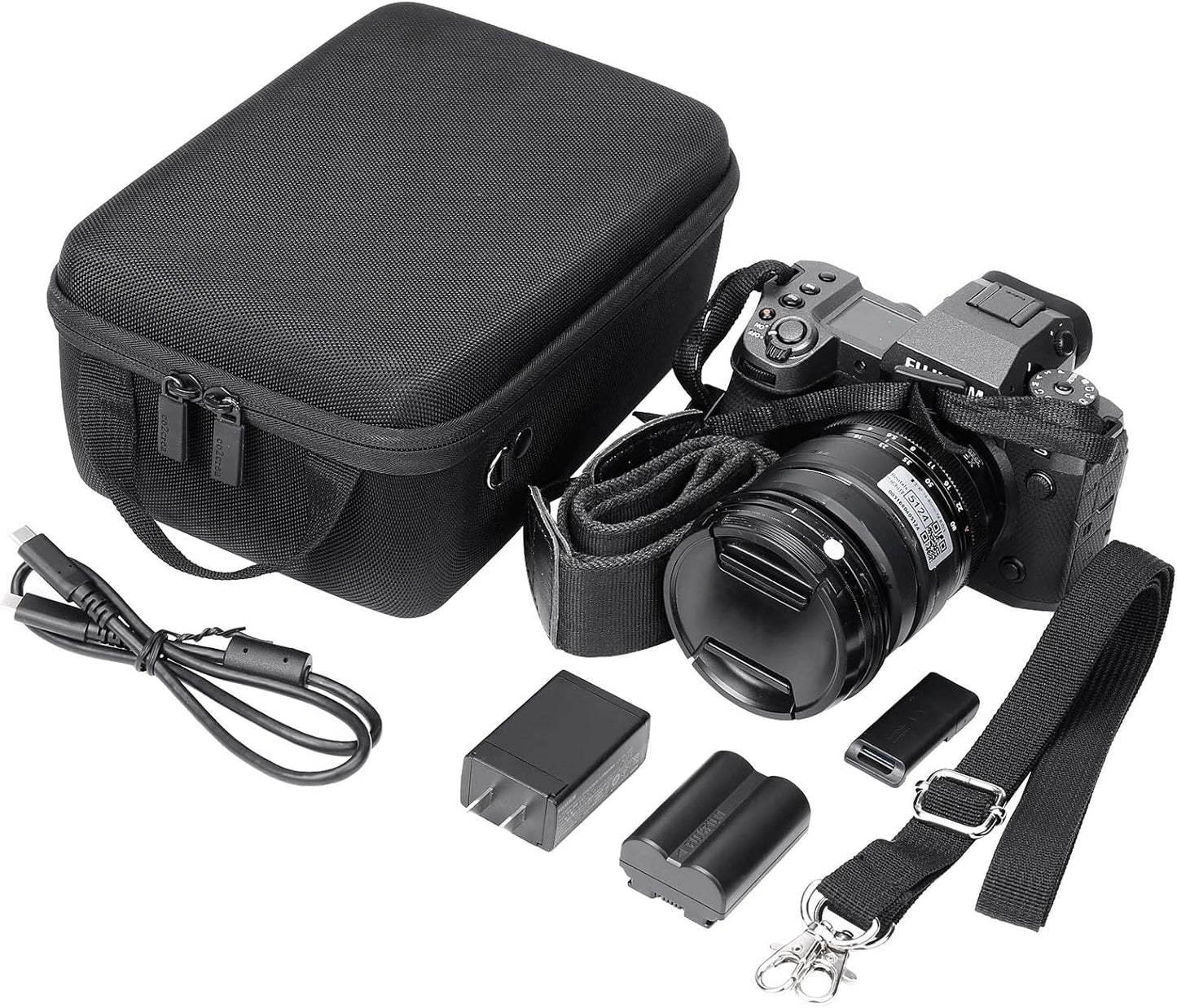 co2CREA X-H2S X-H2 Hard Travel Case Replacement for Fujifilm Mirrorless Camera