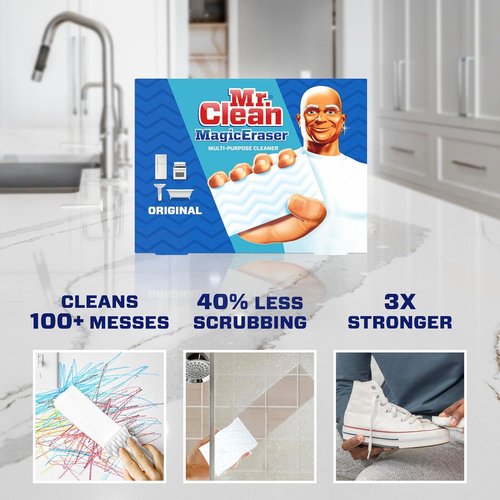 Mr. Clean Magic Eraser - Original Cleaning Pads for All-Purpose Use | 6 Count, White