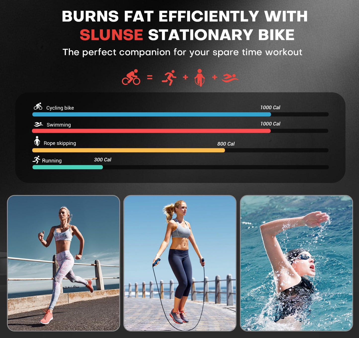 Exercise Bike, Magnetic Resistance Stationary Bikes for Home with App Compatible, Silent Indoor Cycling Bike with 350lbs Weight Capacity Comfortable Seat, Digital Monitor & Phone Mount, Black Red