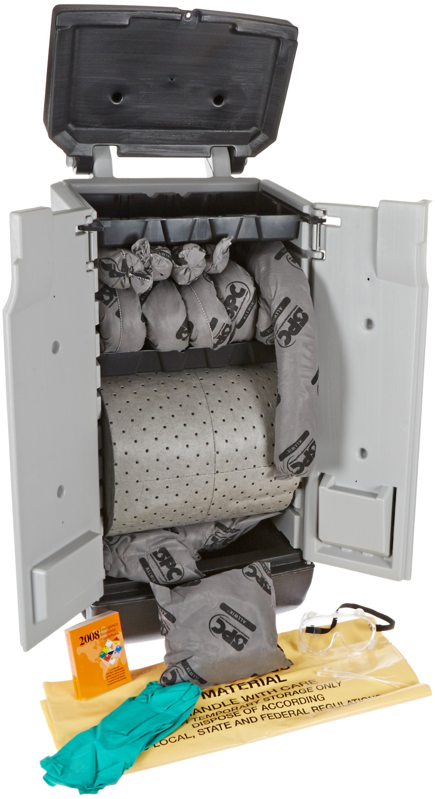 Brady SPC SPC SKA-K2 Allwik Universal Class Spill Kaddie, Grey, 39 in h x 17 in w x 18 in d