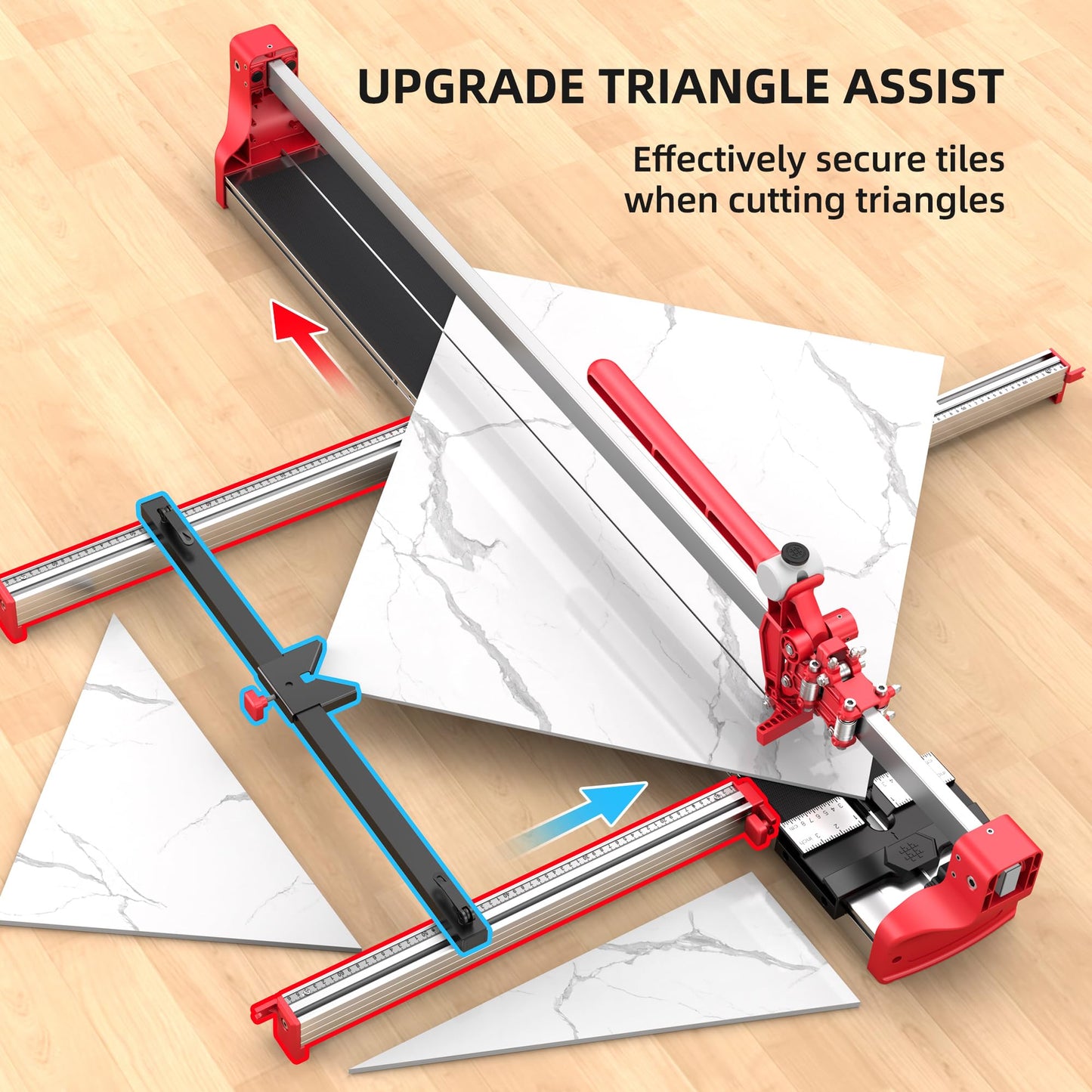 SHIJING 48-inch Manual Tile Cutter,48 inch,Porcelain Ceramic Tile Cutter with Tungsten Carbide Cutting Wheel,Tile cutter
