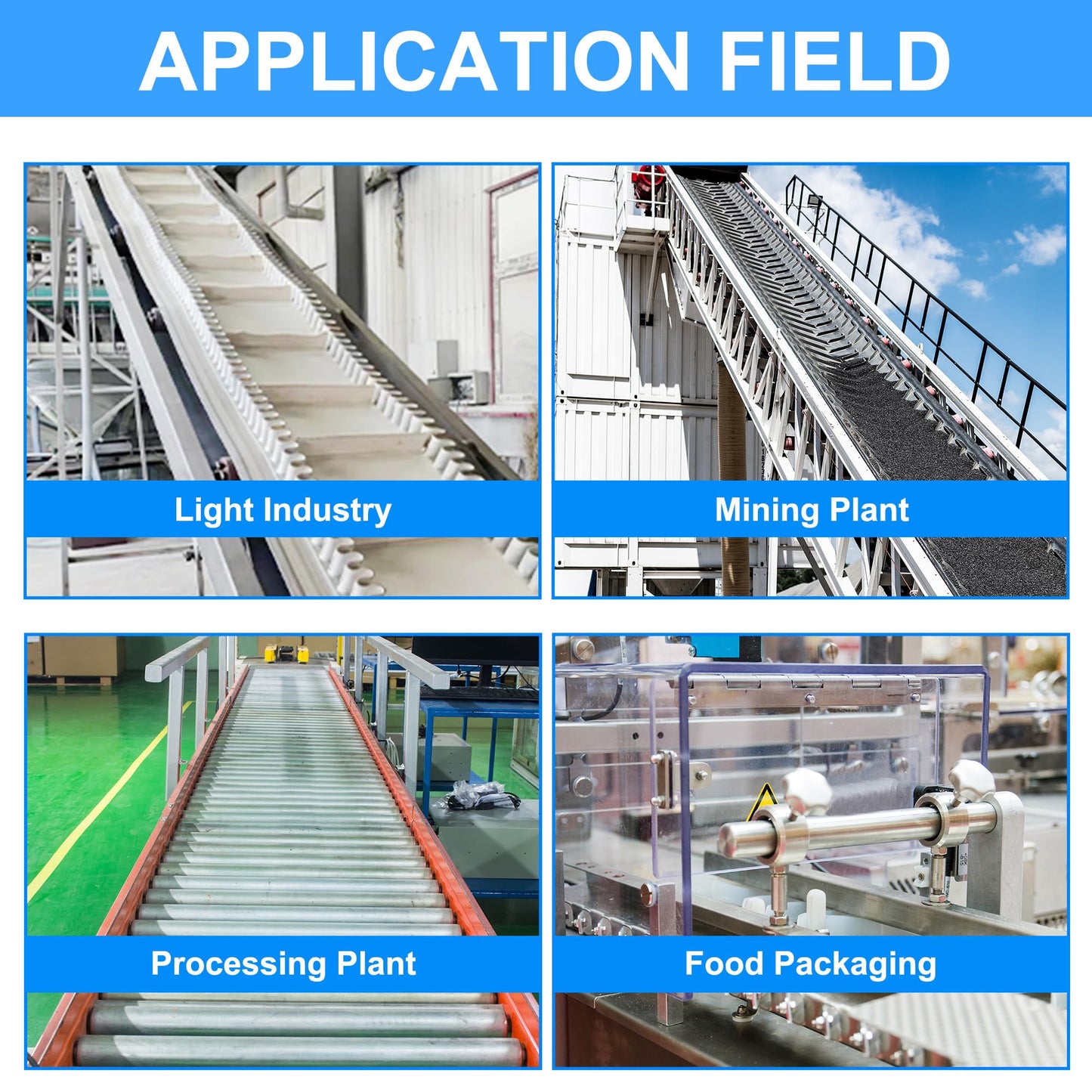 KONLEYA U2 Conveyor Belt Splicer 12'' Industrial Belt Fasteners 316 Steel Buckle Belt Lacing Pins for Conveyor Belt 300mm 12PCS