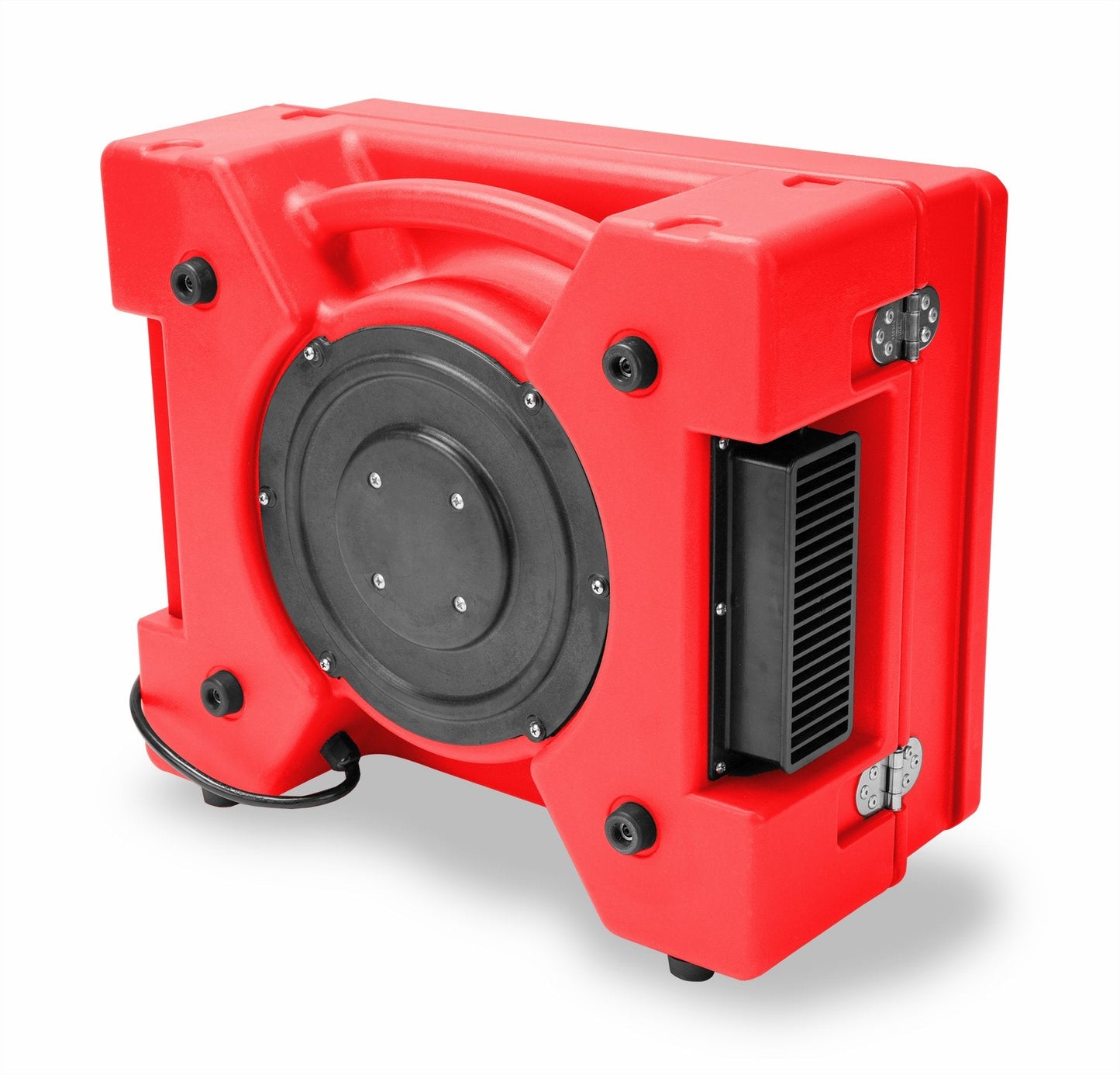 B-Air BA-RA-650-RD 1/3 HP 2.5 Amp HEPA Air Purifier Scrubber for Water Damage Restoration Equipment Negative Air Machine, Red