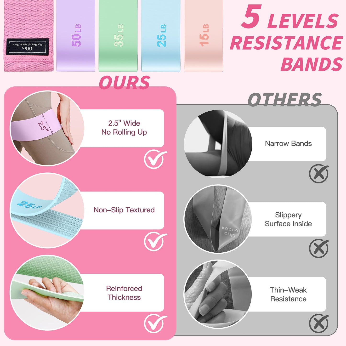 NANATI Pilates Kit 17PCS,Pilates Essential Kit for Women, Pilates Equipment with 14.5" Pilates Ring and Ball,8 Resistance Bands,Dumbbells & Grip Socks Accessories, Home Pilates Workout Kit for Starter