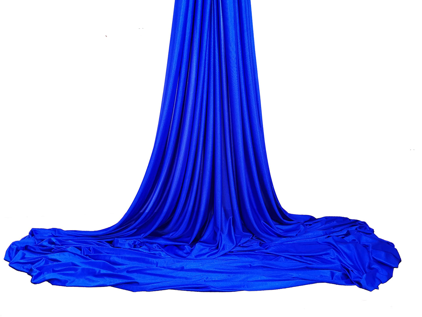 Wellsem Deluxe Yoga Swing - 5.5m x 3m Silk Fabric Hammock for Aerial Bodybuilding (Deep Blue)