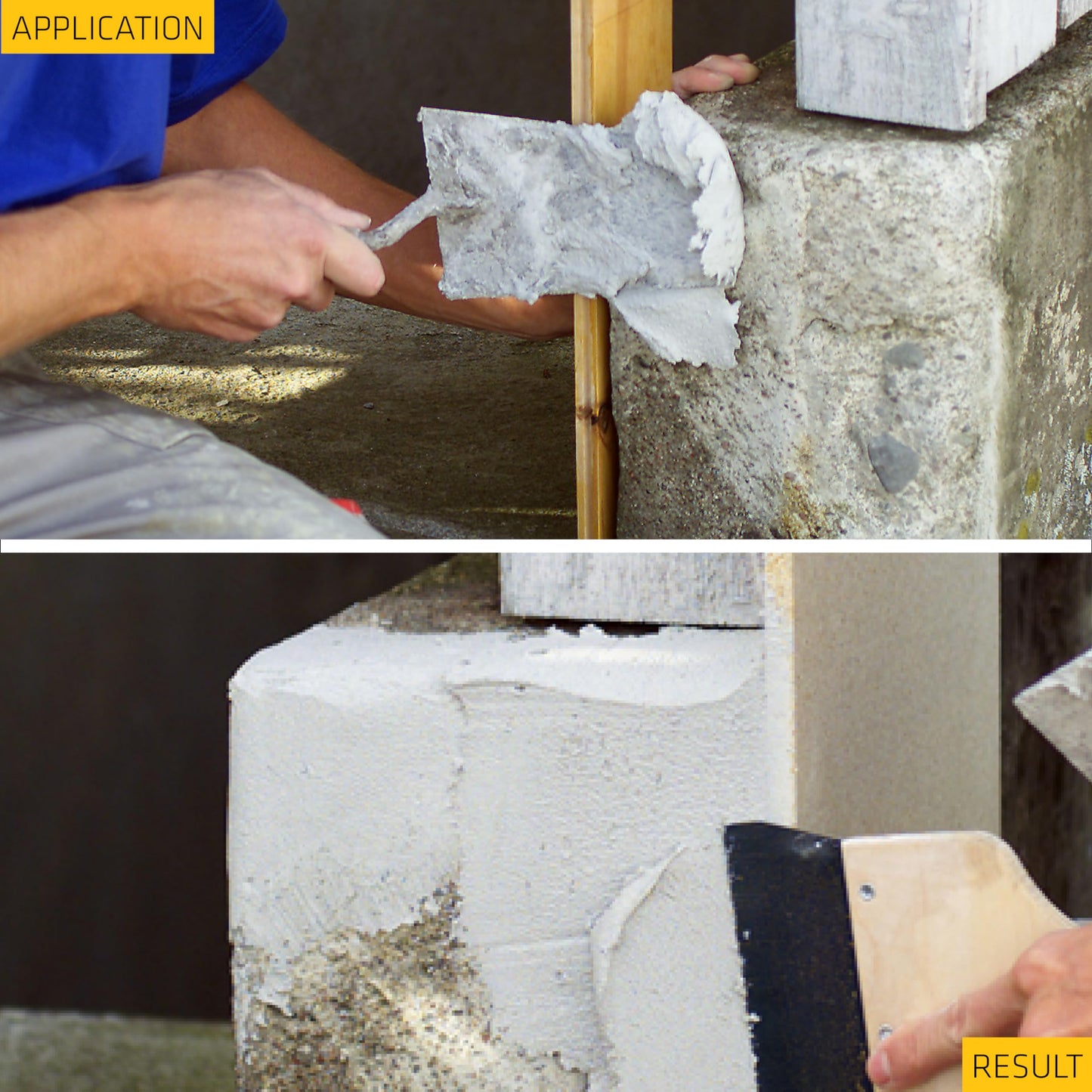 SIKA Sikacryl Ready-Mix Concrete Patch, Gray, Textured, 1 qt (6 Pack) - Durable Repair for Spalls and Cracks in Concrete and Masonry, Easy Cleanup, Acrylic-Based