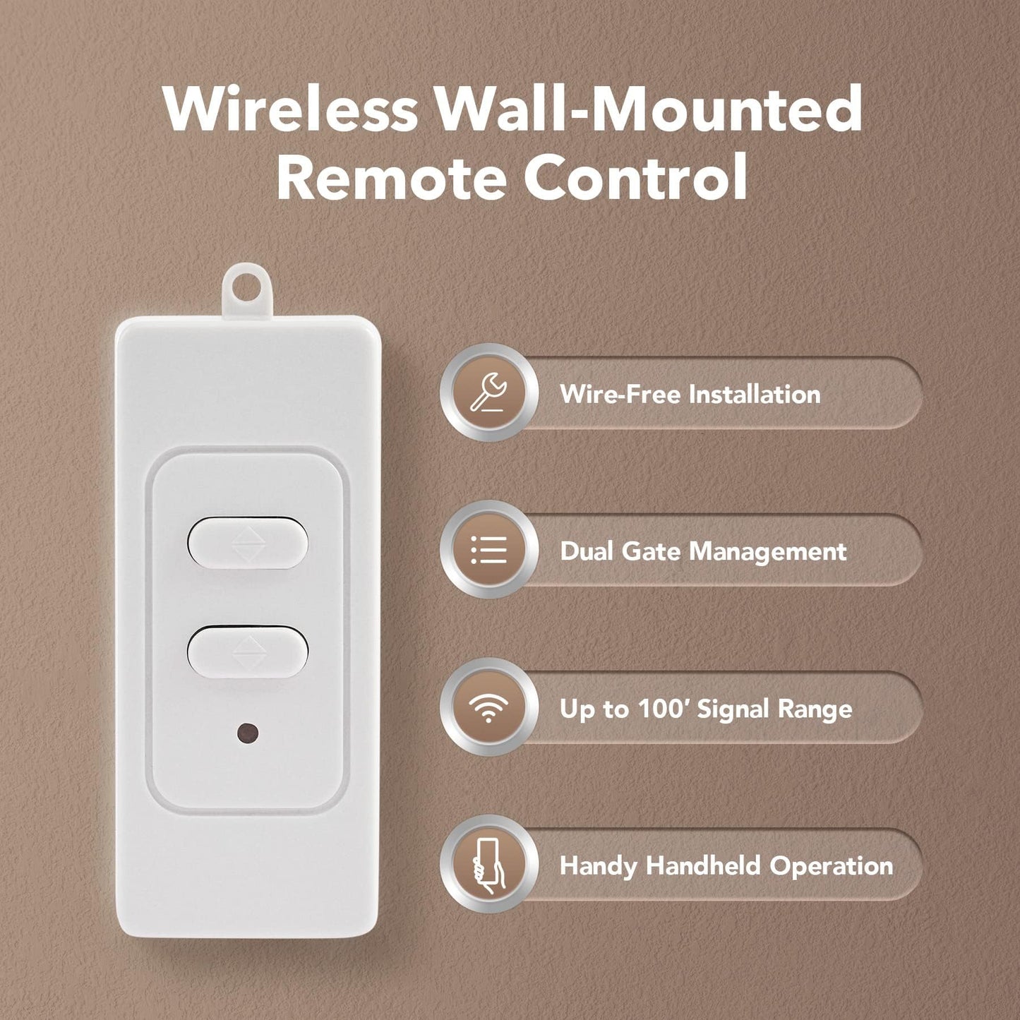 CO-Z 3300 lb Automatic Sliding Gate Opener with 1 Wall Mount Keypad & 2 Remote Controls, Electric Rolling Driveway Fence Slide Gate Motor, Complete Gate Operator Hardware Security System