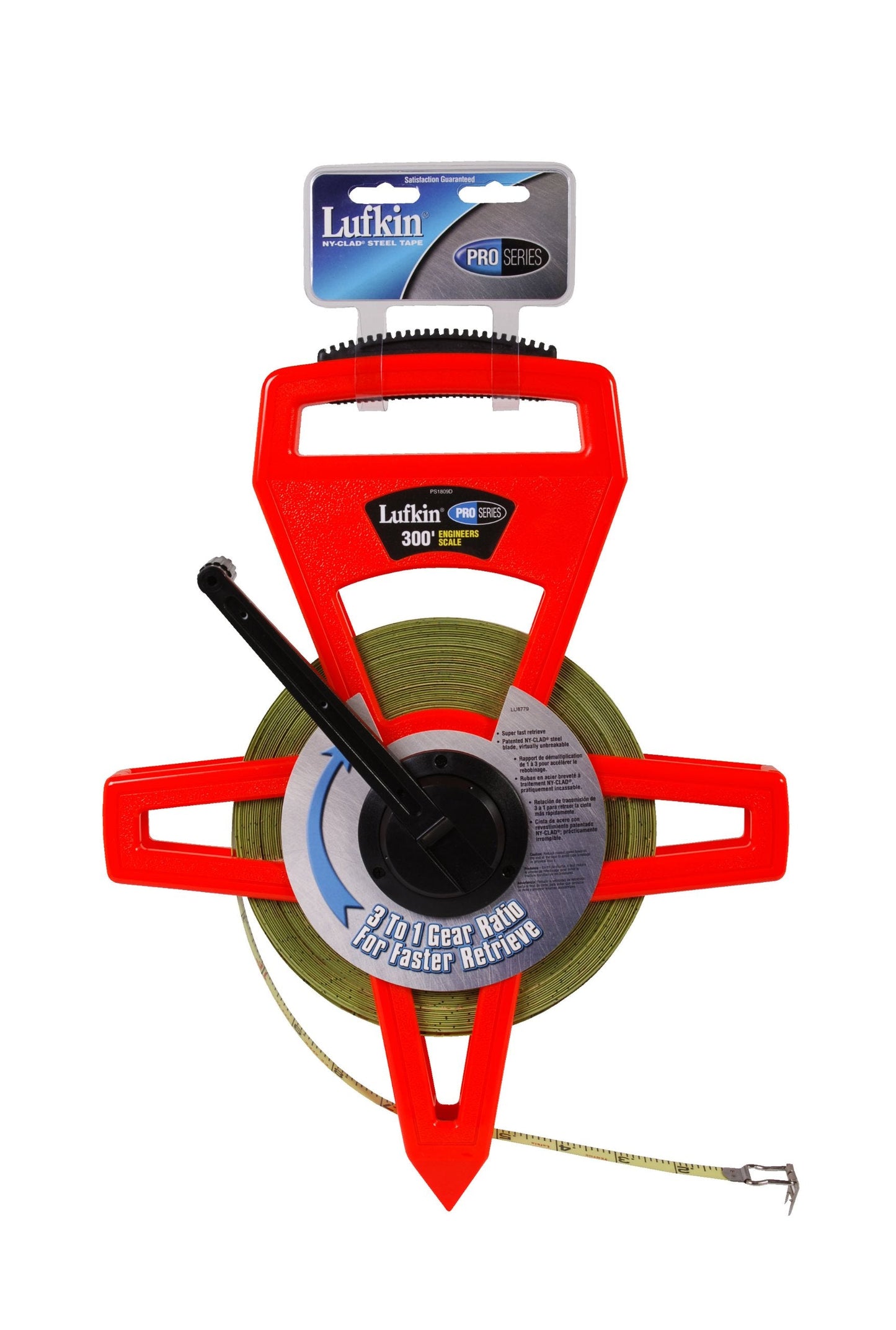 Crescent Lufkin 1/2" x 300' Pro Series Engineer's Ny-Clad® Steel Tape Measure - PS1809DN