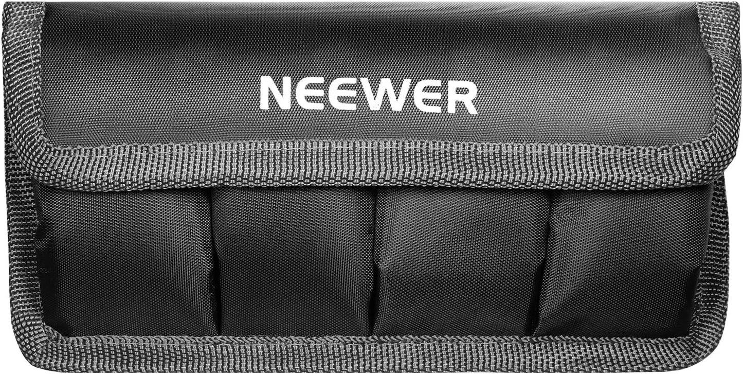 LP-E6/ LP-E8/ LP-E10/ LP-E12/ EN-EL14/ EN-EL15/ FW50/ F550, D800, 5DMKIII, A77 Neewer DSLR Battery Case/Holder for AA