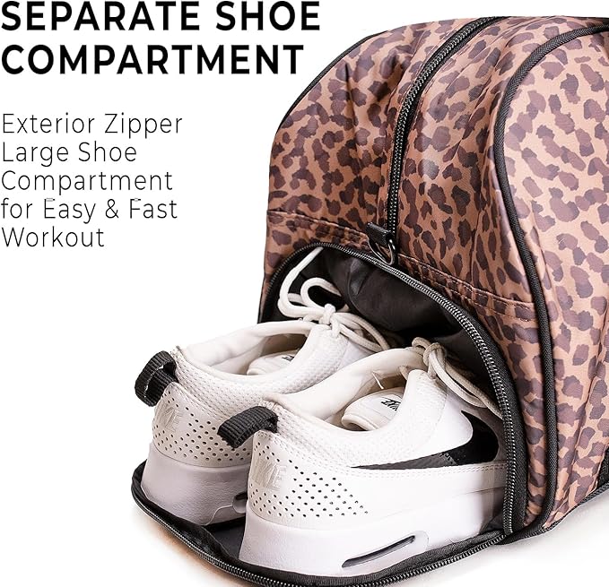 Vooray Burner Gym Duffel Bag, Gym Bag for Women and Men with Shoe Compartment, Weekender, Overnight & Travel Duffel for Sports and Workout