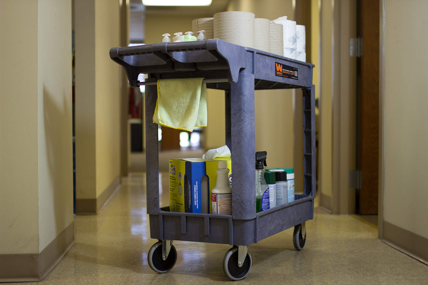 WEN Service Utility Cart, 500-Pound Capacity, 40 x 17-Inch