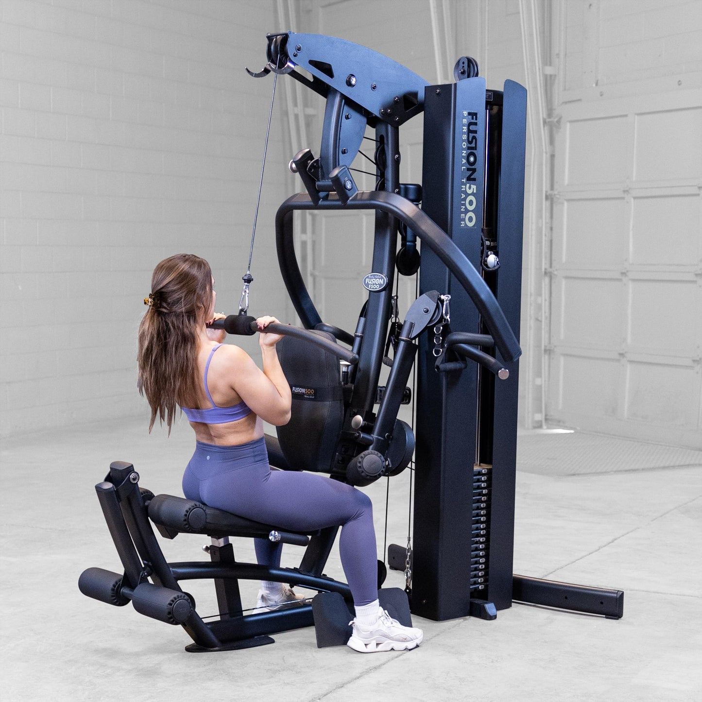 Body-Solid (F500/2) Multi-Station with 210lb Weight Stack Home Gym Machine, Arm & Leg Strength Training Functional Exercise Workout Station for Weight Lifting and Bodybuilding