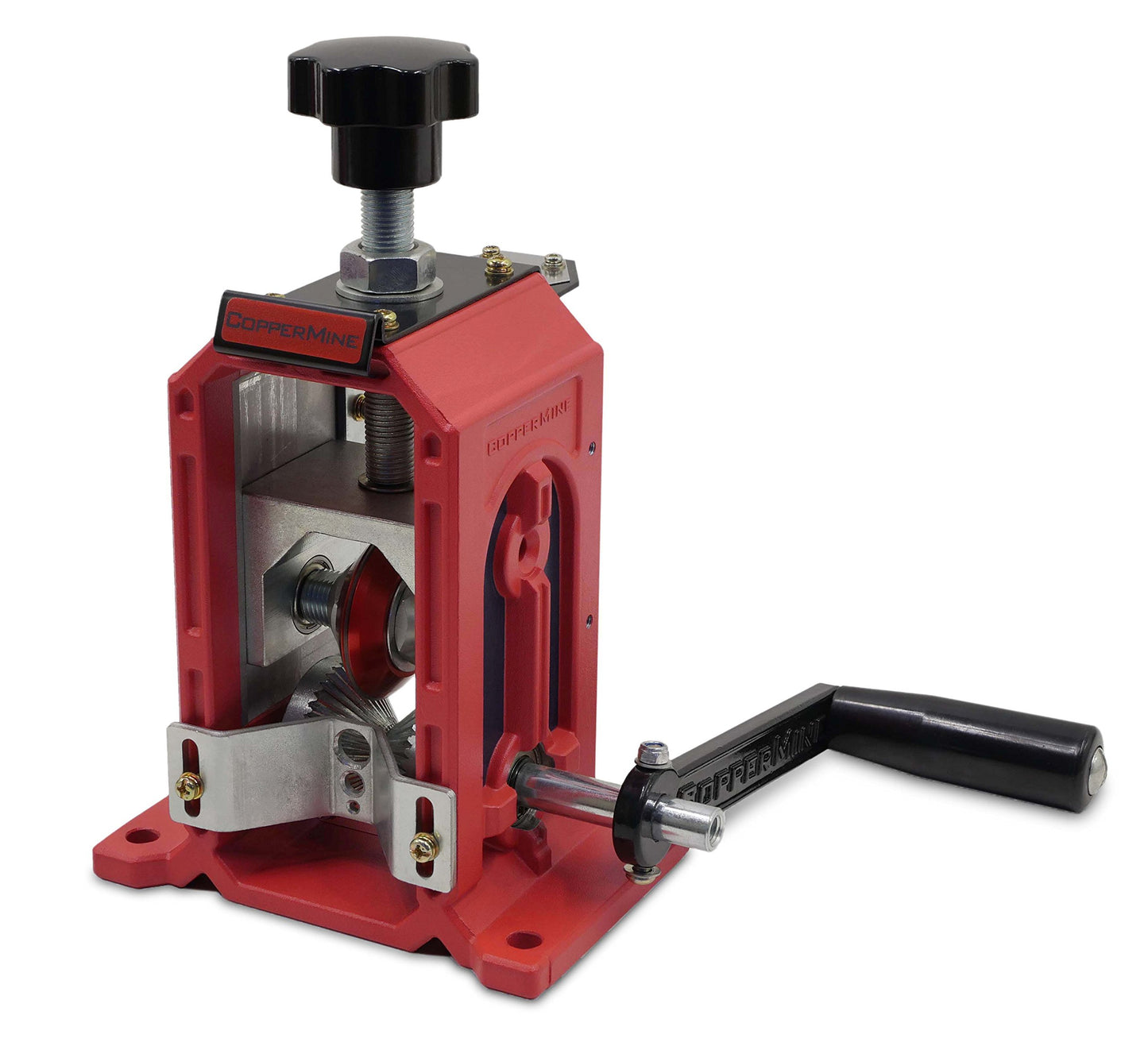 CopperMine Copper Wire Stripper Hand Crank Copper Wire Stripping Machine and Cable Wire Stripper for Wires 18 AWG to 1250 kcm