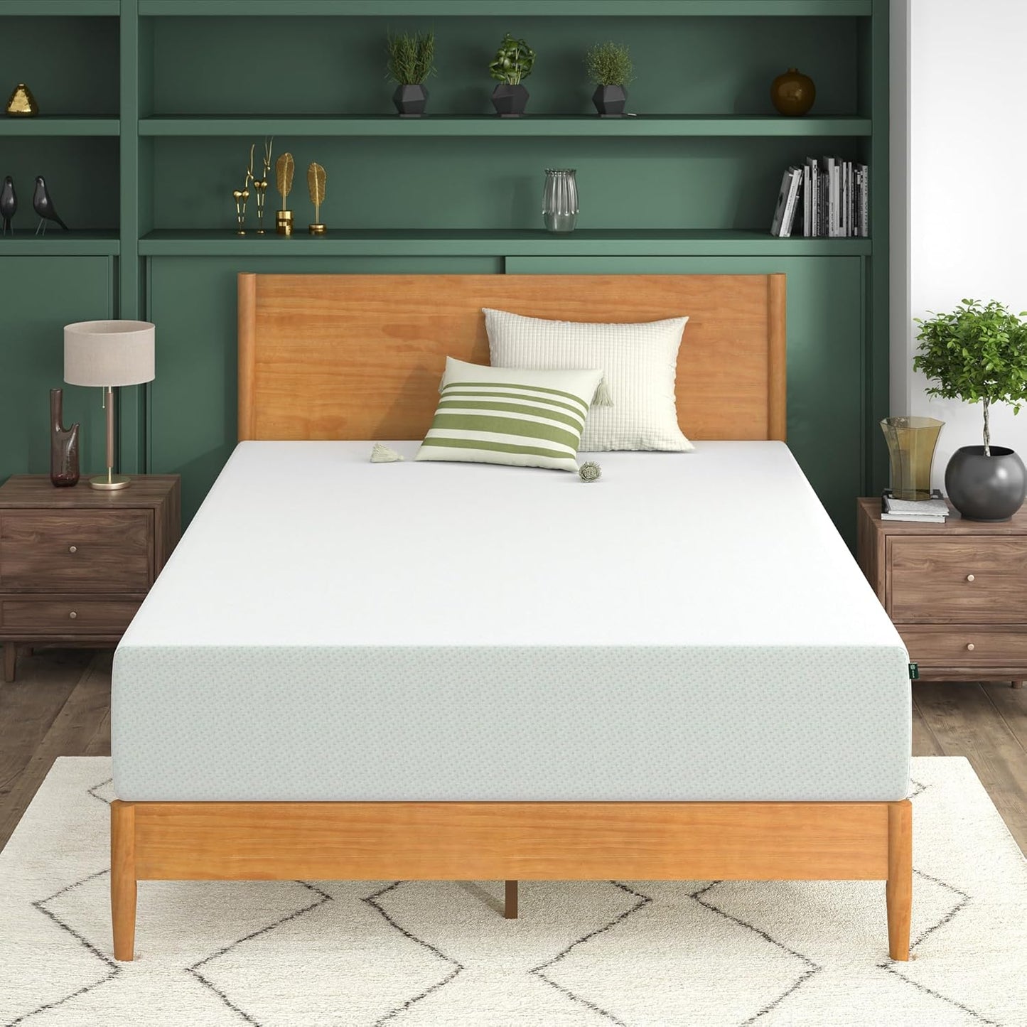 ZINUS Memory Foam Mattress - 12 Inch Green Tea Infused | California King Size Comfort