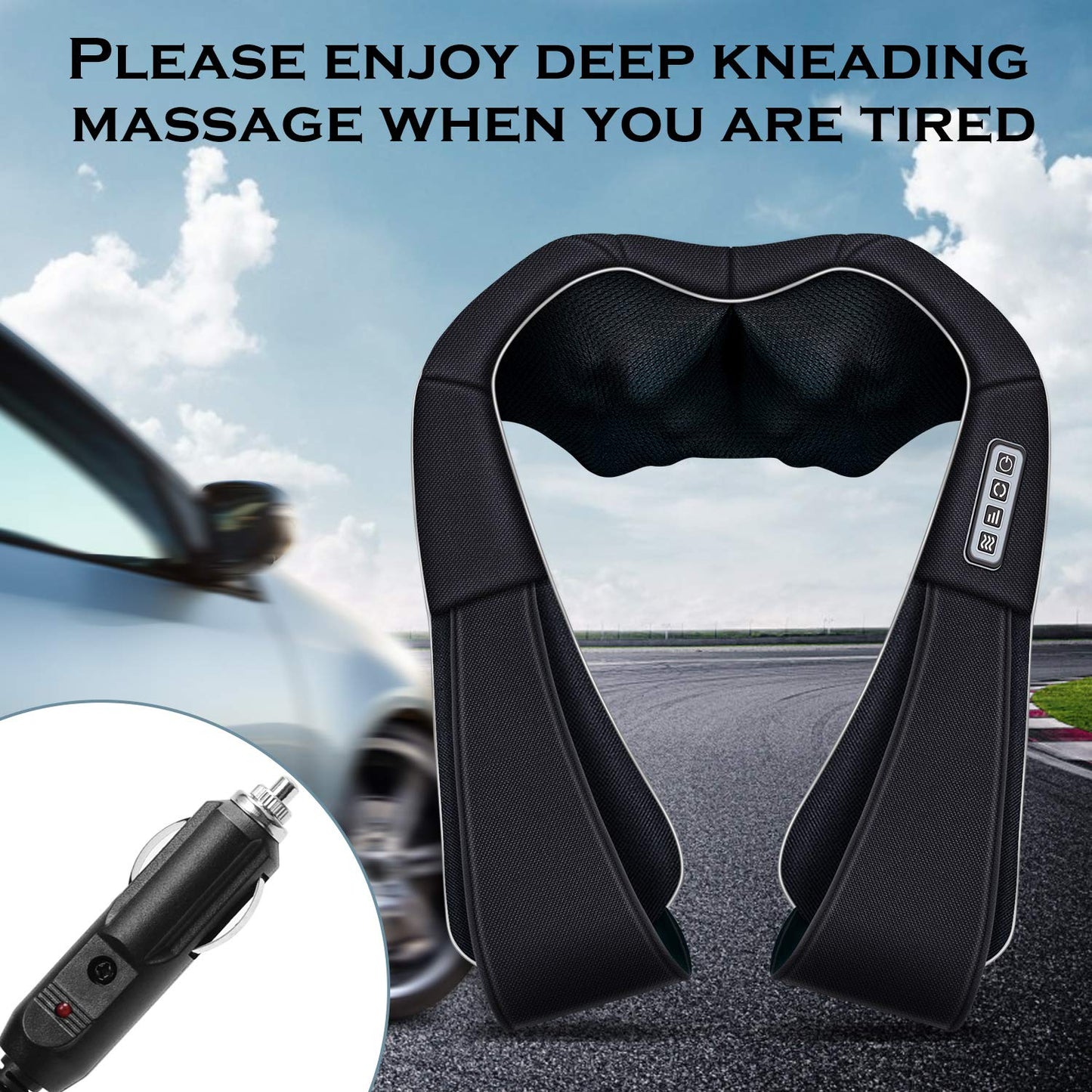 VIKTOR JURGEN Mothers Day Gifts for Mom, Wife, Women & Her, Shiatsu Neck and Shoulder Massager with Heat Deep Tissue Kneading Sports Recovery Massagers for Back, Relaxation Gifts for Husband, Him, Men