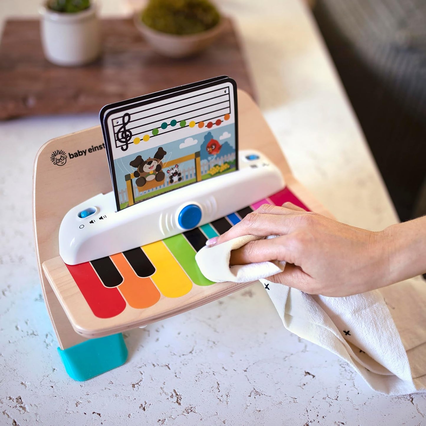 Baby Einstein Magic Touch Piano - Wooden Musical Toddler Toy for Ages 6 Months & Up