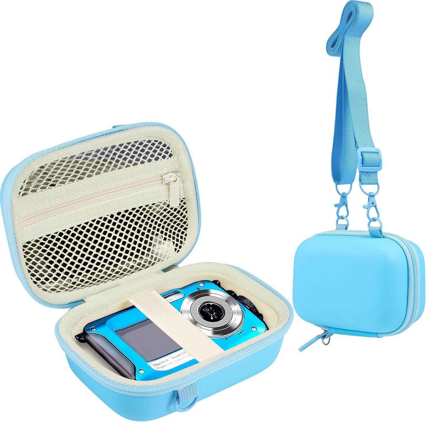 2.7K 48 Leayjeen underwater camera case Compatible with YISENCE/HICSHON Waterproof Digital Camera Underwater Camera