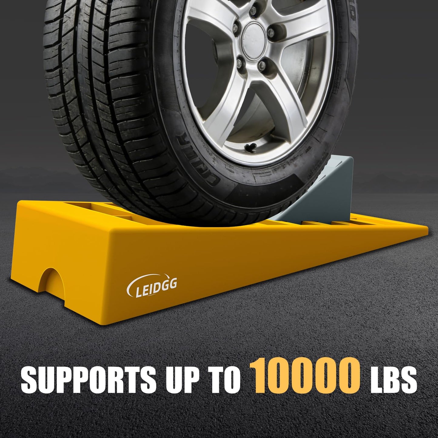 LEIDGG RV Leveling Blocks 2 Pack Heavy Duty Camper Leveler with Storage BagSupports Up to 10000 LBS Adjustable Up to 3IN Ideal for Travel Trailers, Campers, RVs, Motorhomes