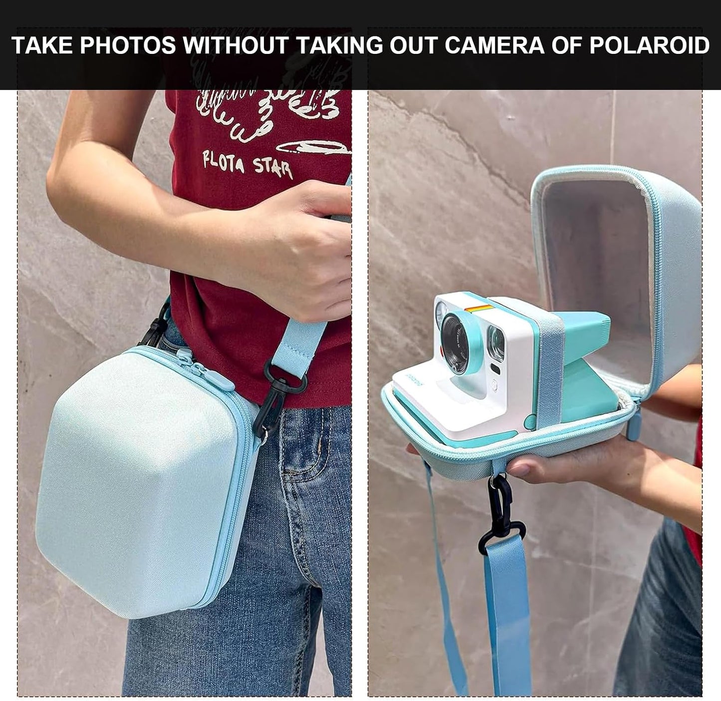 WOGOZAN 2nd/3rd, 2/3rd, 28 Album Camera Case Kit for Polaroid Now Now+ Gen I-Type, OneStep, Filp, Instant Camera