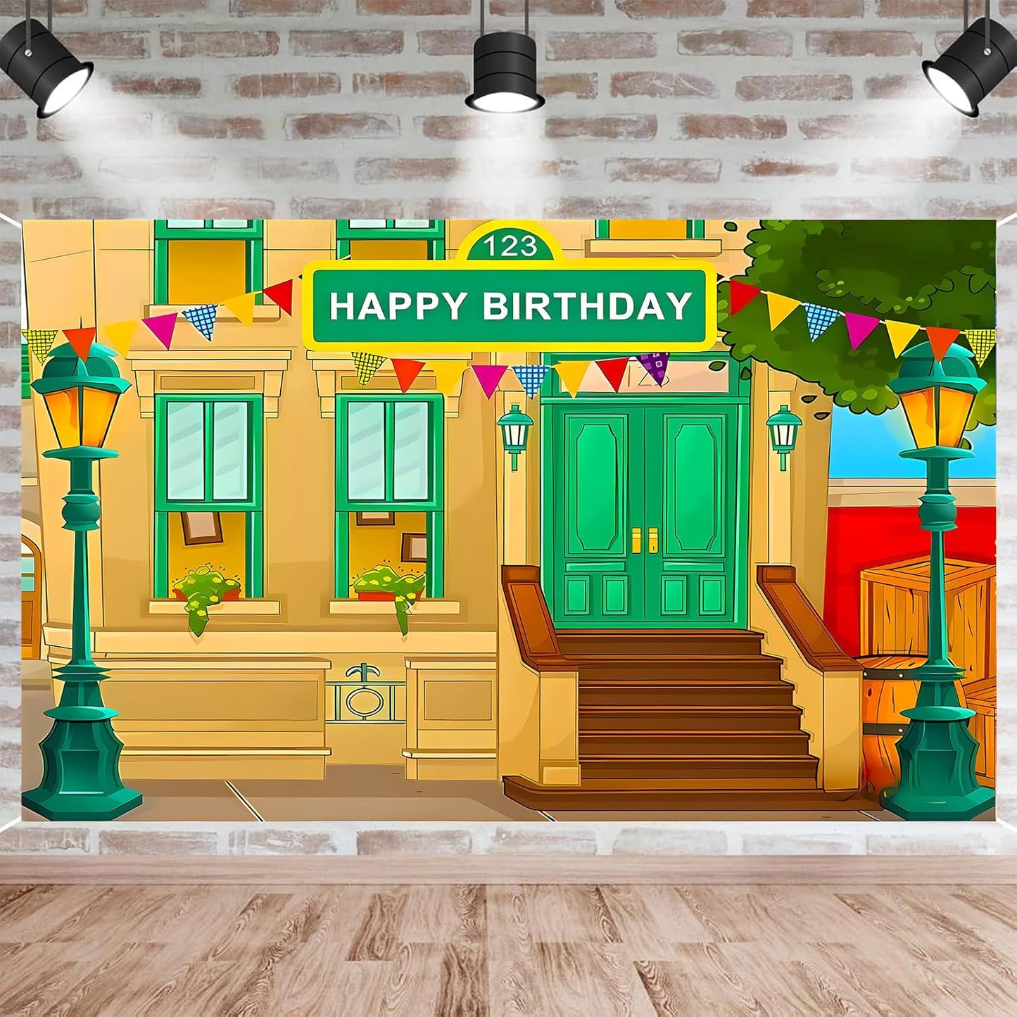 Generic 1st 7x5 Photography Background Crayon Stationery Birthday Backdrop Street House Baby Shower Background