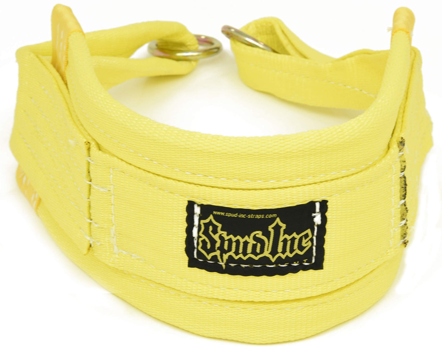 SPUD Belt Squat Medium Belt for Weight Lifting Strength Training and Power Lifting (Yellow)