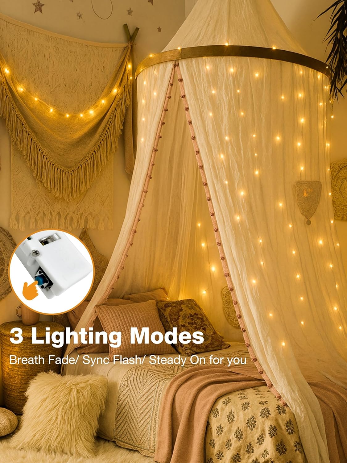 Skiennix 12-Pack Fairy Lights - 7ft 20 LED Battery Operated Twinkle Lights with Timer | Warm White Decor for Christmas, Parties & DIY Projects