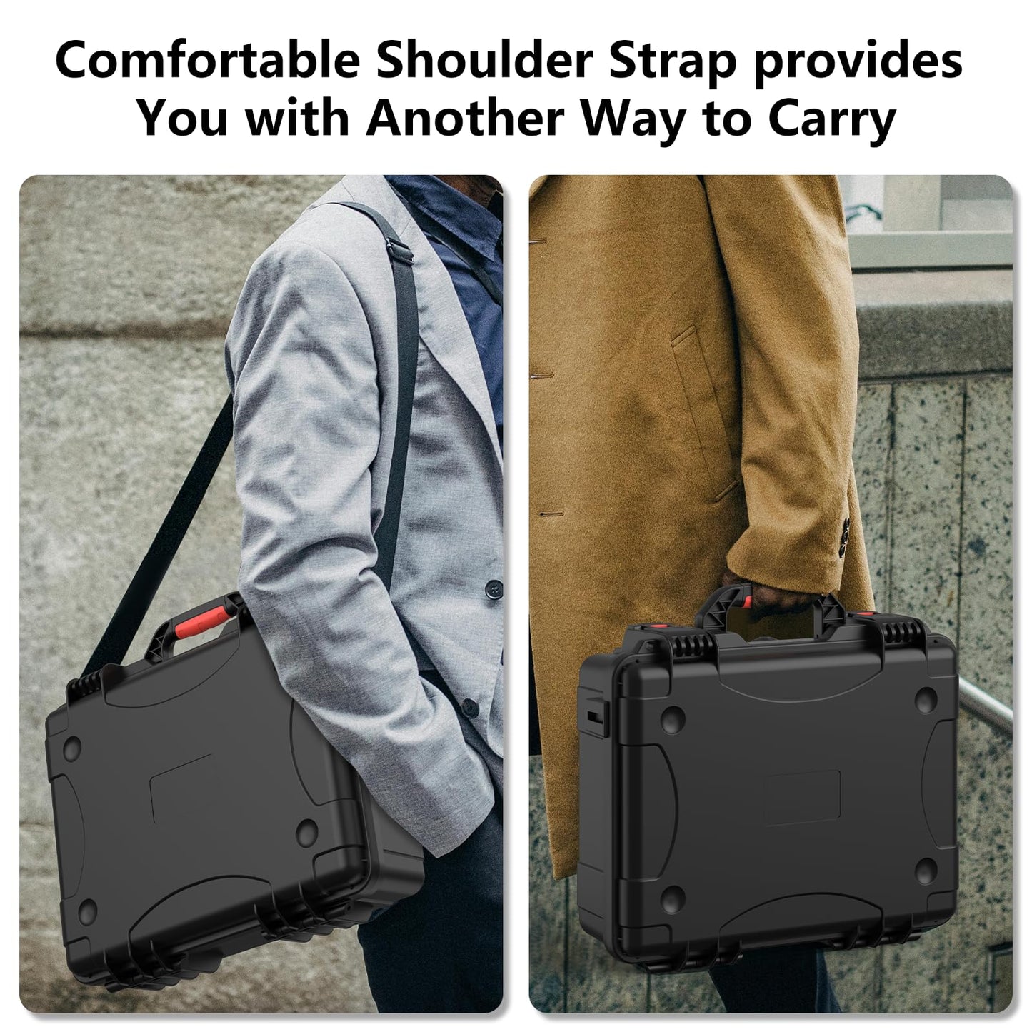 MEKEET Starlink Mini Case, Waterproof Hard case Fits Star Link Mini Dish, Portable Shoulder Dual Carry Options with Precision Cut Foam For Starlink Accessories,Ideal for Travel and Camping