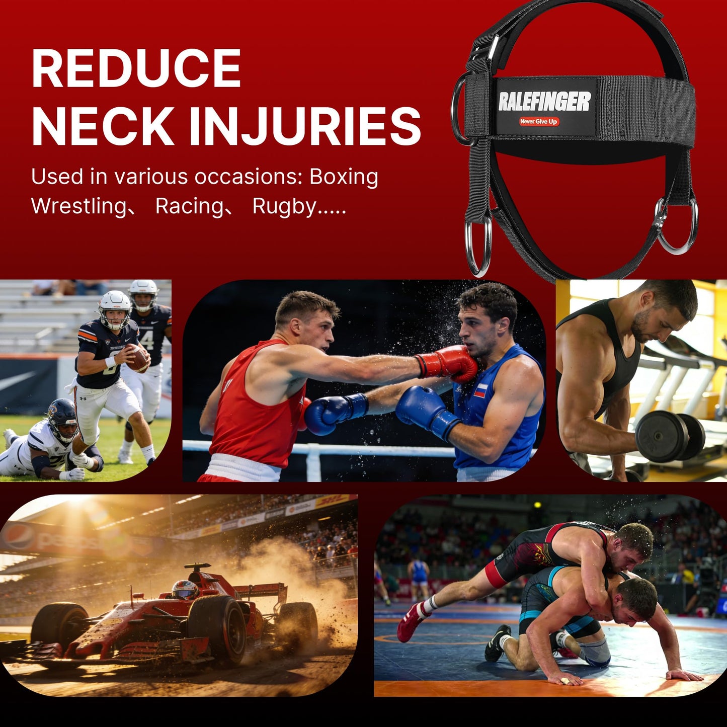 Neck Exerciser and Neck Trainer- Neck Training with 30lb Resistance Bands，Neck Strengthener Workout Equipment