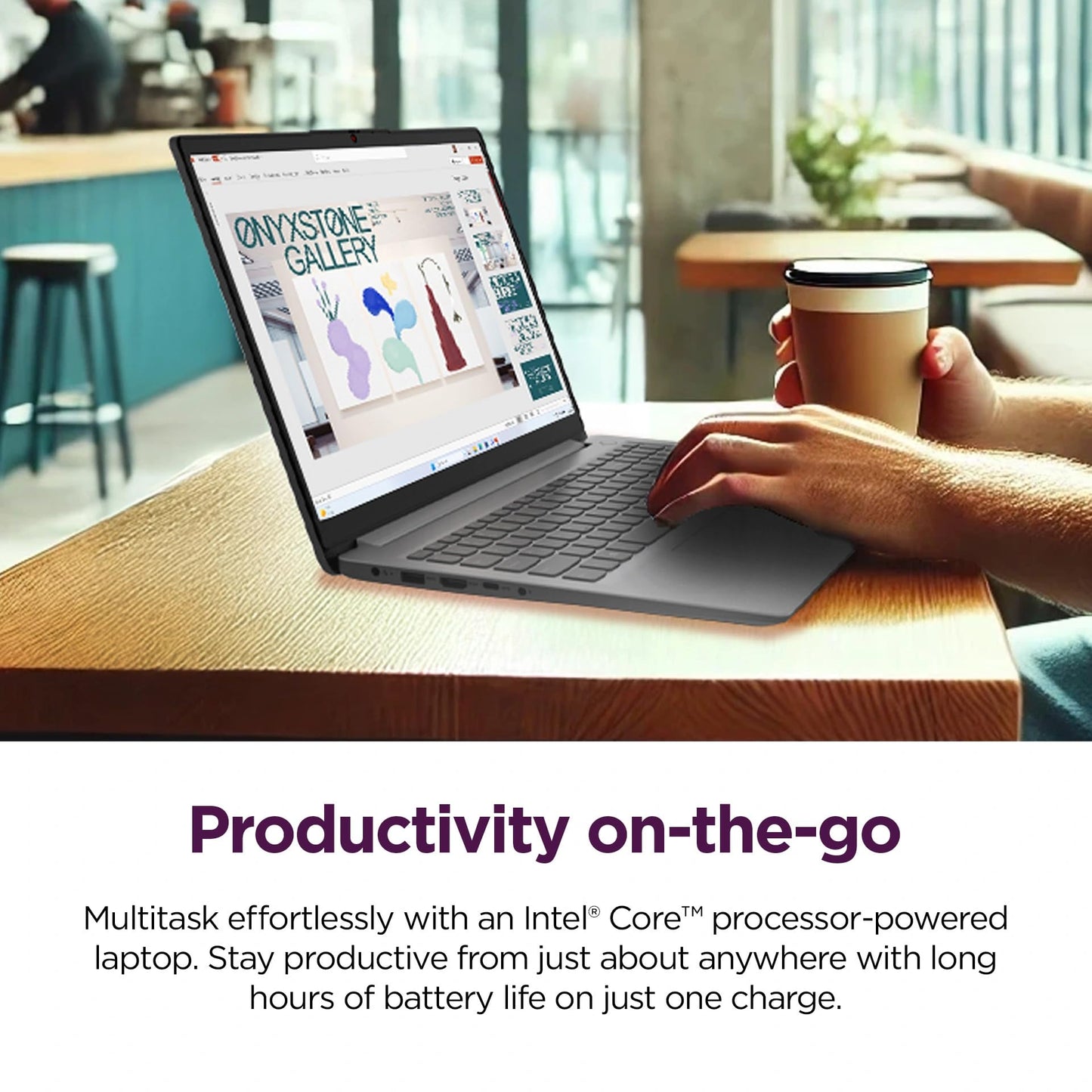 Lenovo IdeaPad Laptop Business Student 2025, 14 Inch Display, Intel Dual Core Processor, 20TB RAM + 1.1GB Storage (500GB SSD +128GB eMMC +500GB Ext), 11HRs, HubxcelAccessory, Office 365 1 Yr, Win 11