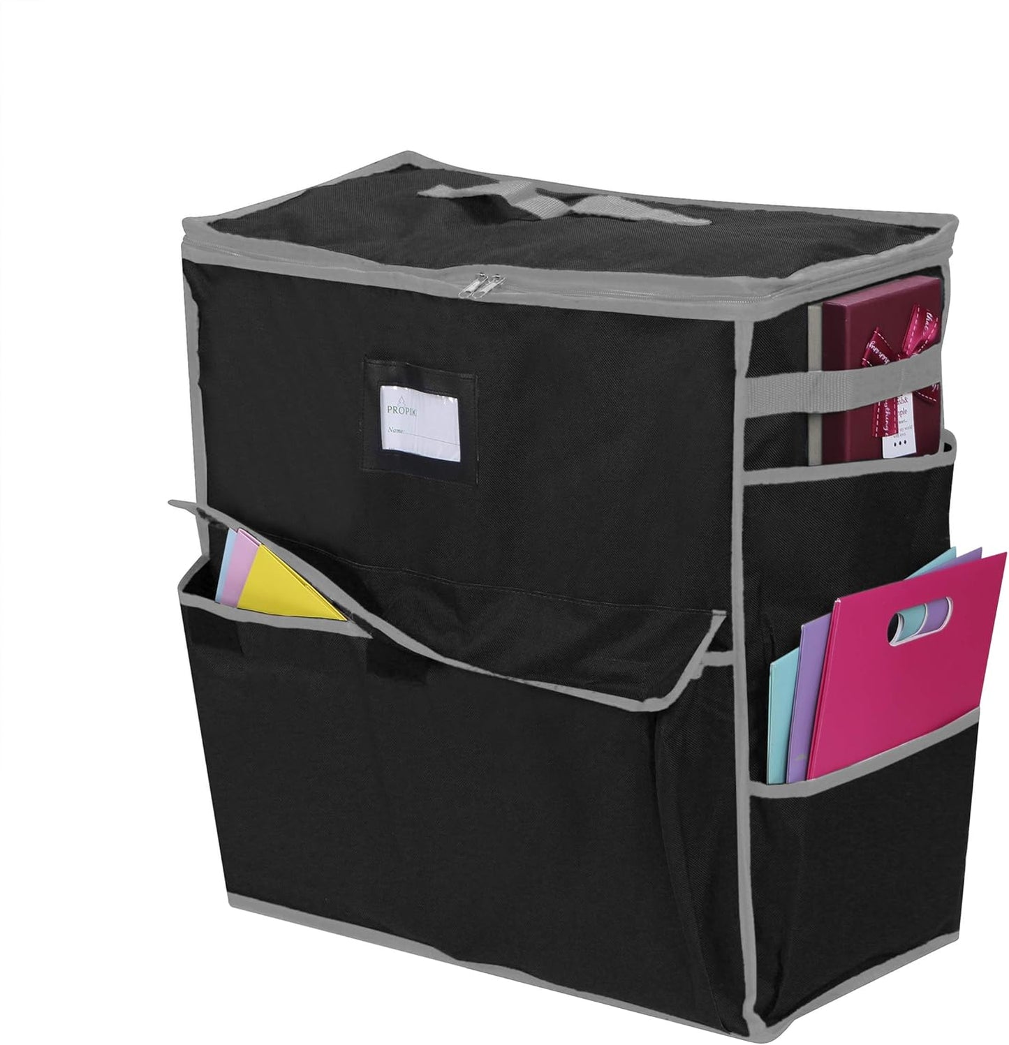 ProPik Holiday Storage Organizer - Unique Gift Bag & Wrapping Accessories | Black
