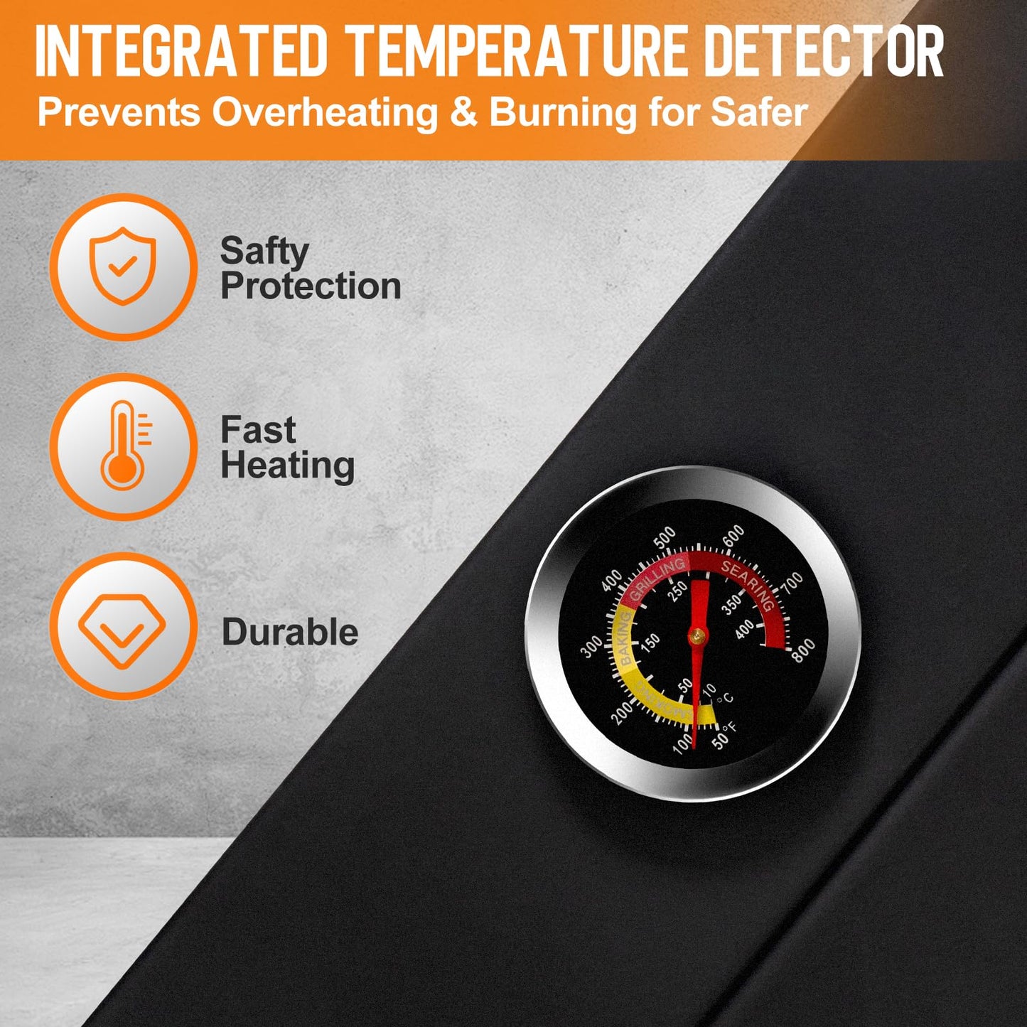 PVC Conduit Heater With Temperature Detector- 1/2" to 4" PVC Bender Heater Pipe Bending Tool with Reflective Interior & Carrying Handle, for 52" Sections of PVC Pipe