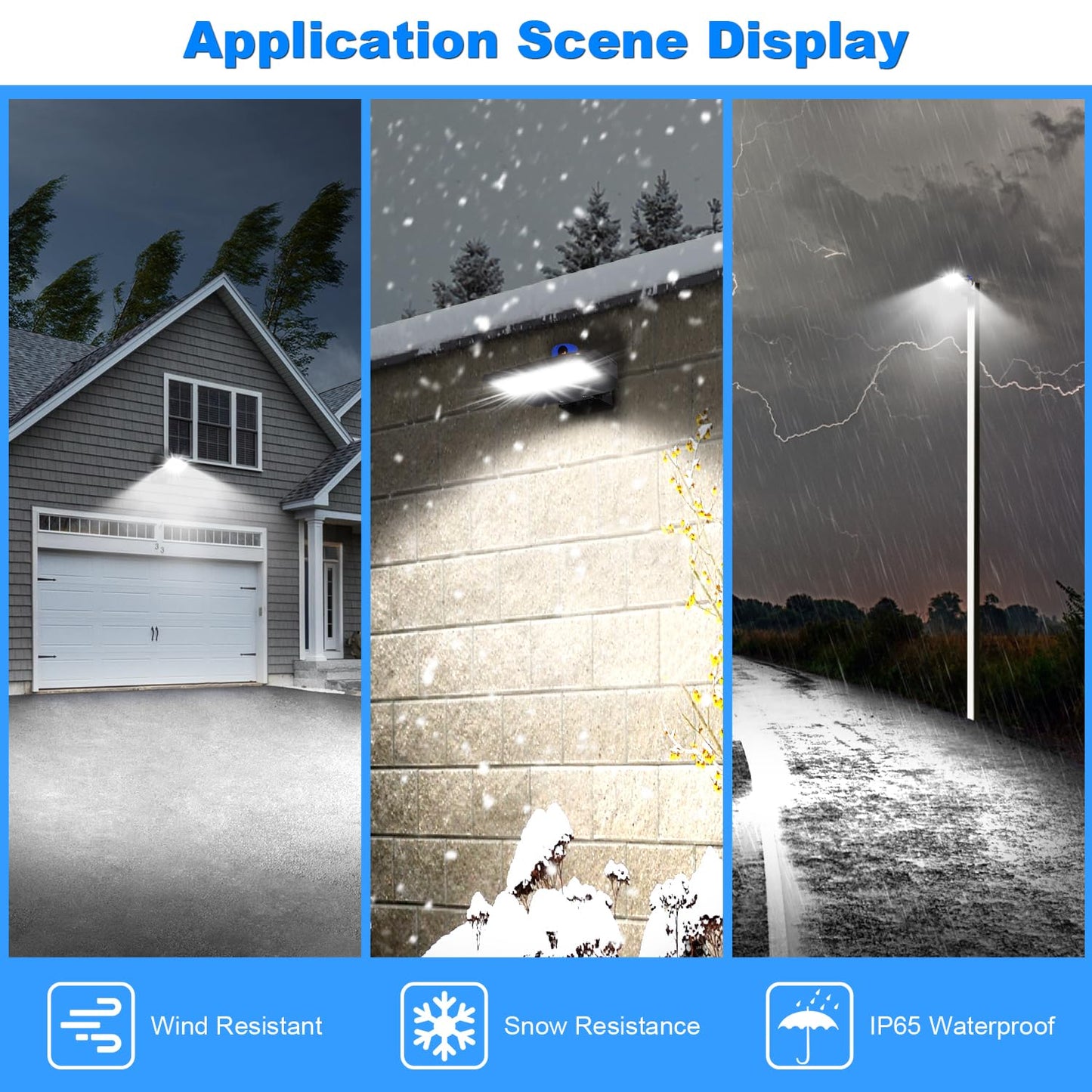 BIRITALO 22500lm LED Parking lot Light Trunnion Dusk to Dawn 150W LED FloodLights Outdoor Wall Mount Security Commercial 85-277V IP65 Waterproof 5000K Shoebox Barn Light for Yard,Street 3 Pack