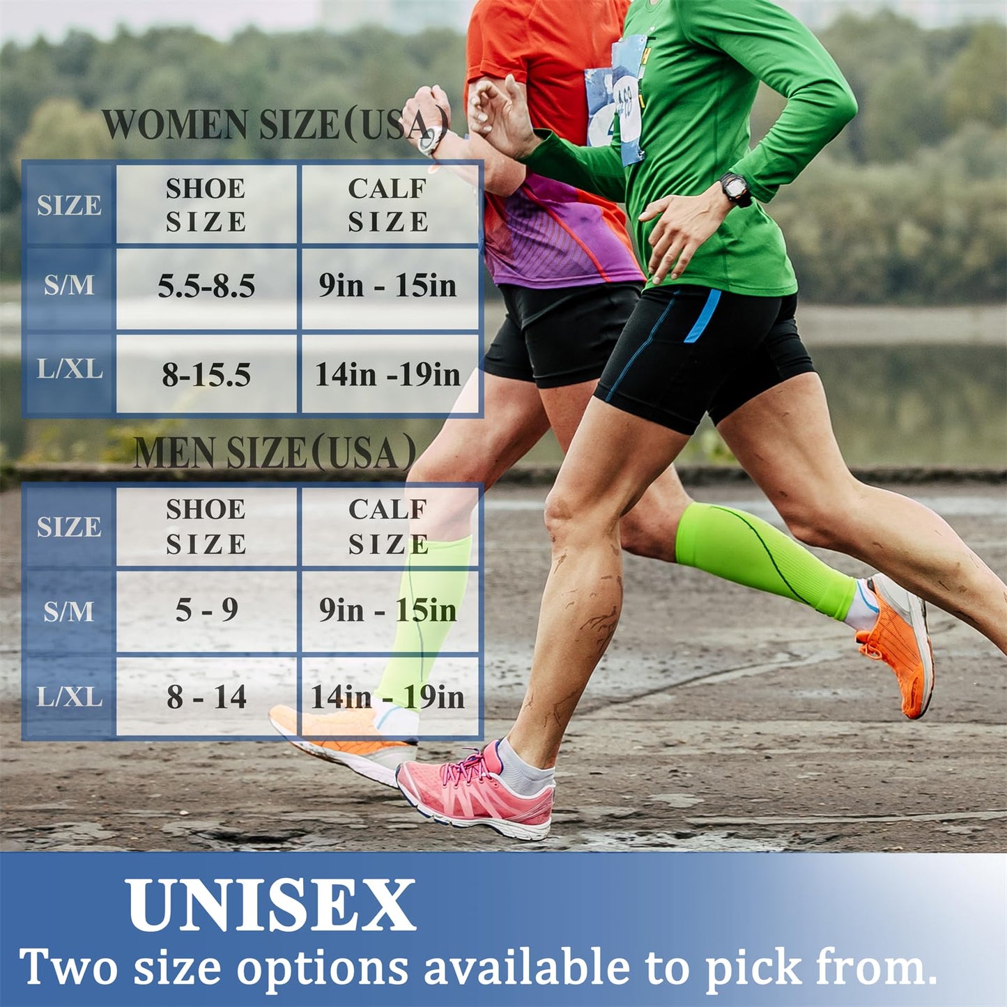 CHARMKING Compression Socks (3 Pairs) - 15-20 mmHg, Athletic Support for Running, Cycling, Travel - Boost Circulation and Performance (Black, S/M)