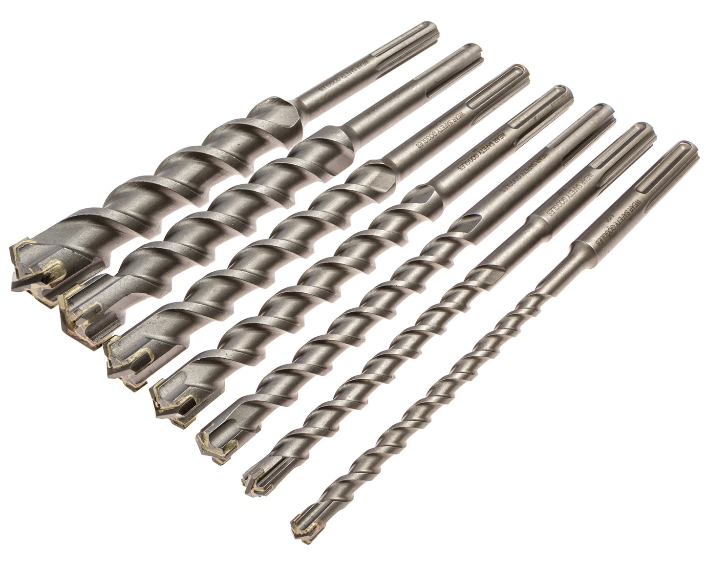 7 Piece Carbide Tipped Masonry Drill Bit Set, SDS Max!!!