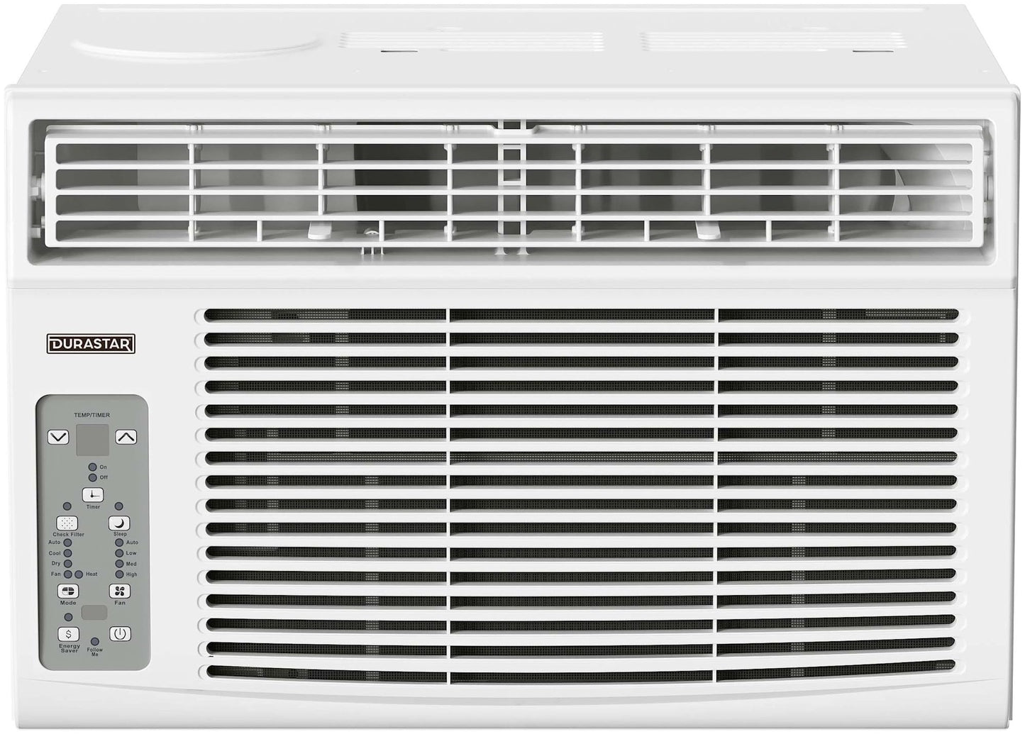 Durastar DRWHC081XNA1 8,000 BTU 115V Window Air Conditioner with 3500 BTU Supplemental Heating and Remote Control - White