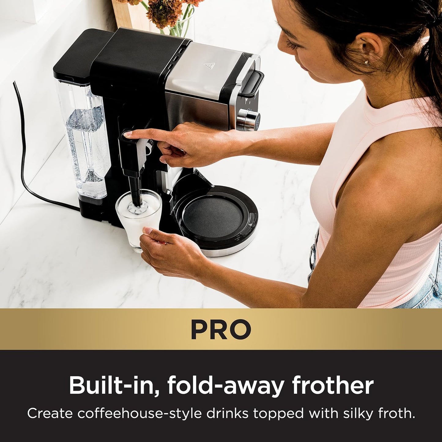 Ninja Drip Coffee Maker - DualBrew Pro Specialty System | 12-Cup & K-Cup Compatible, CFP301