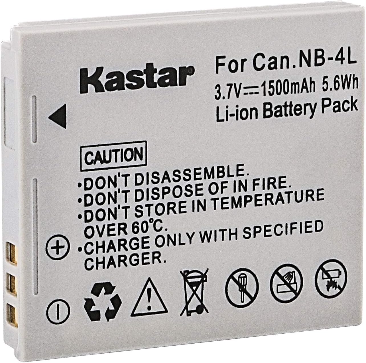 Kastar NB-4L 2-Pack SD30, SD40, SD200, SD300, SD400 SD430 SD450, SD600 SD630, SD750 SD780, SD940 SD960, SD1000 SD1100