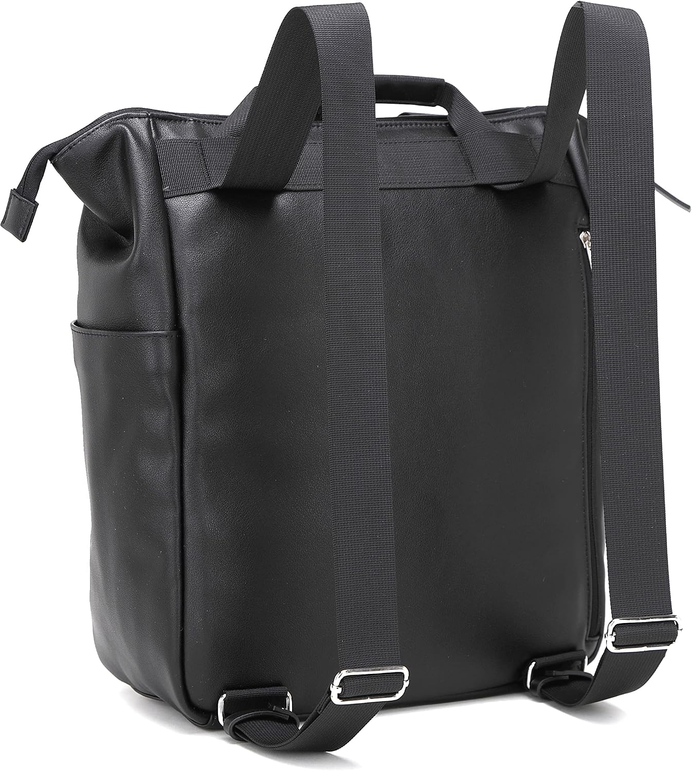 Backpack 14-Inch Commuting, Kah&Kee Leather Convertible Tote for Women & Men | Laptop Diaper Bag, Office Work, Ideal