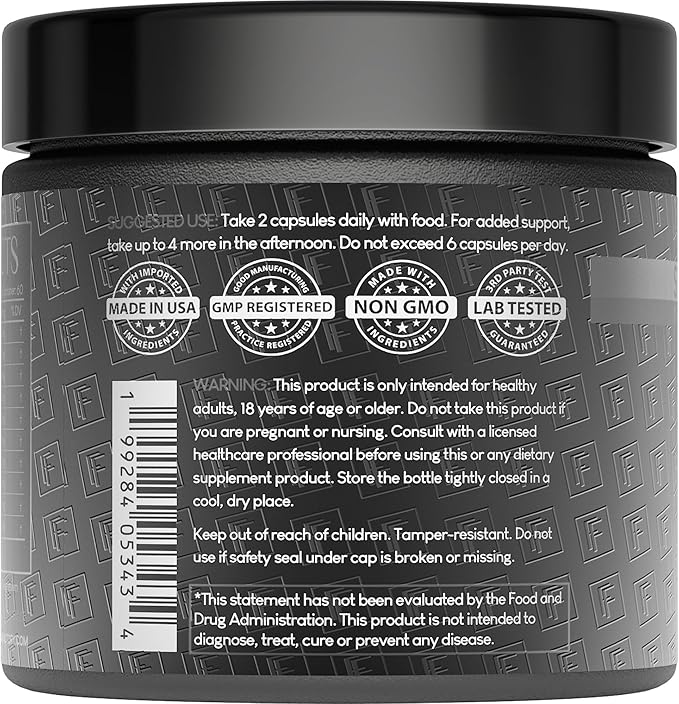 Self Obsessed MAXXED: 10-in-1 Men's Vitality Formula with Shilajit, Tongkat, Ashwagandha, Maca, Fadogia, Fenugreek, Pine Pollen, Zinc, Boron & AstraGin® - 120 Capsules ??2-Month Supply (1 Pack)