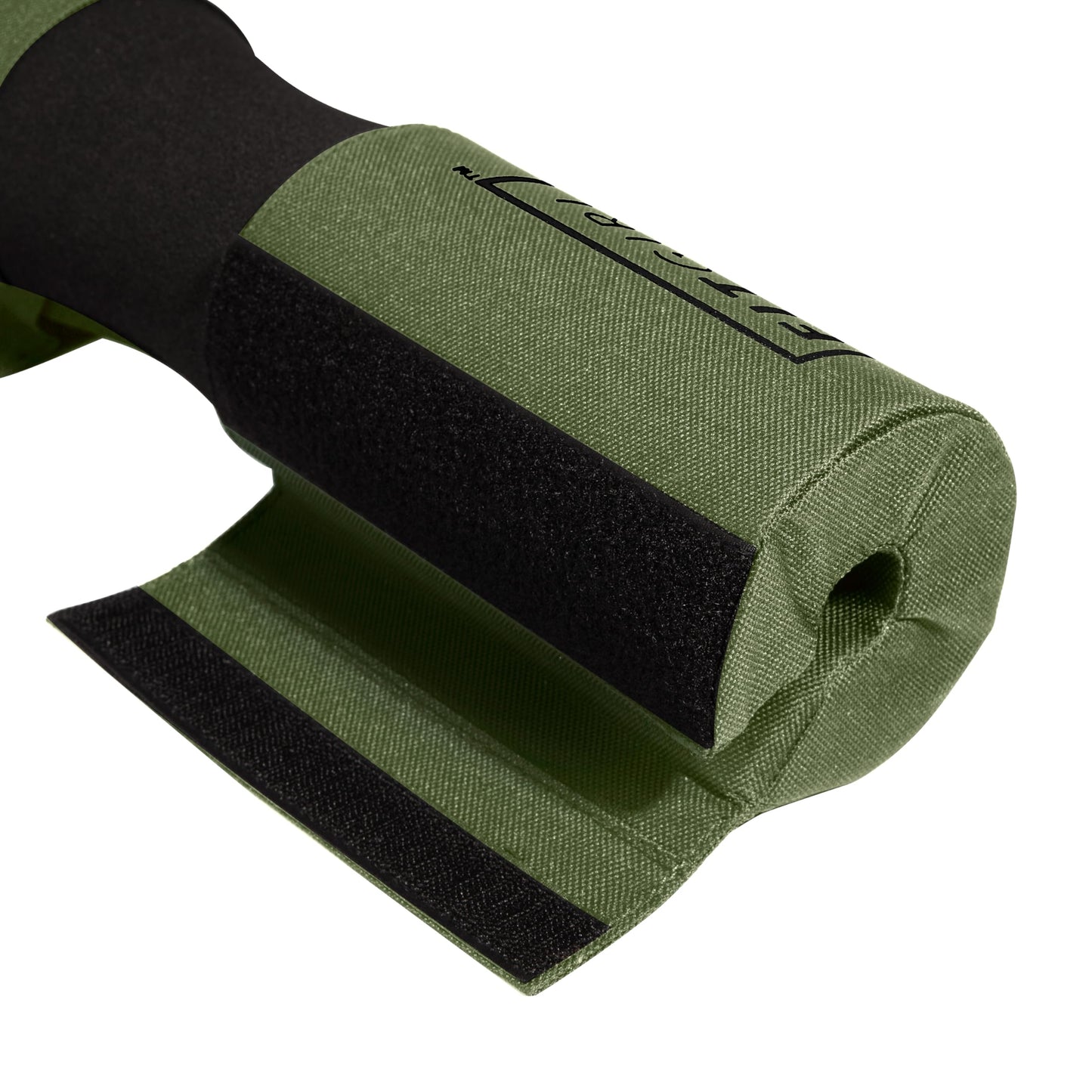 FITGIRL - Squat Pad and Hip Thrust Pad for Leg Day, Barbell Pad Stays in Place Secure, Thick Cushion for Comfortable Squats Lunges Glute Bridges, Olympic Bar and Smith Machine (Deluxe Olive Green)