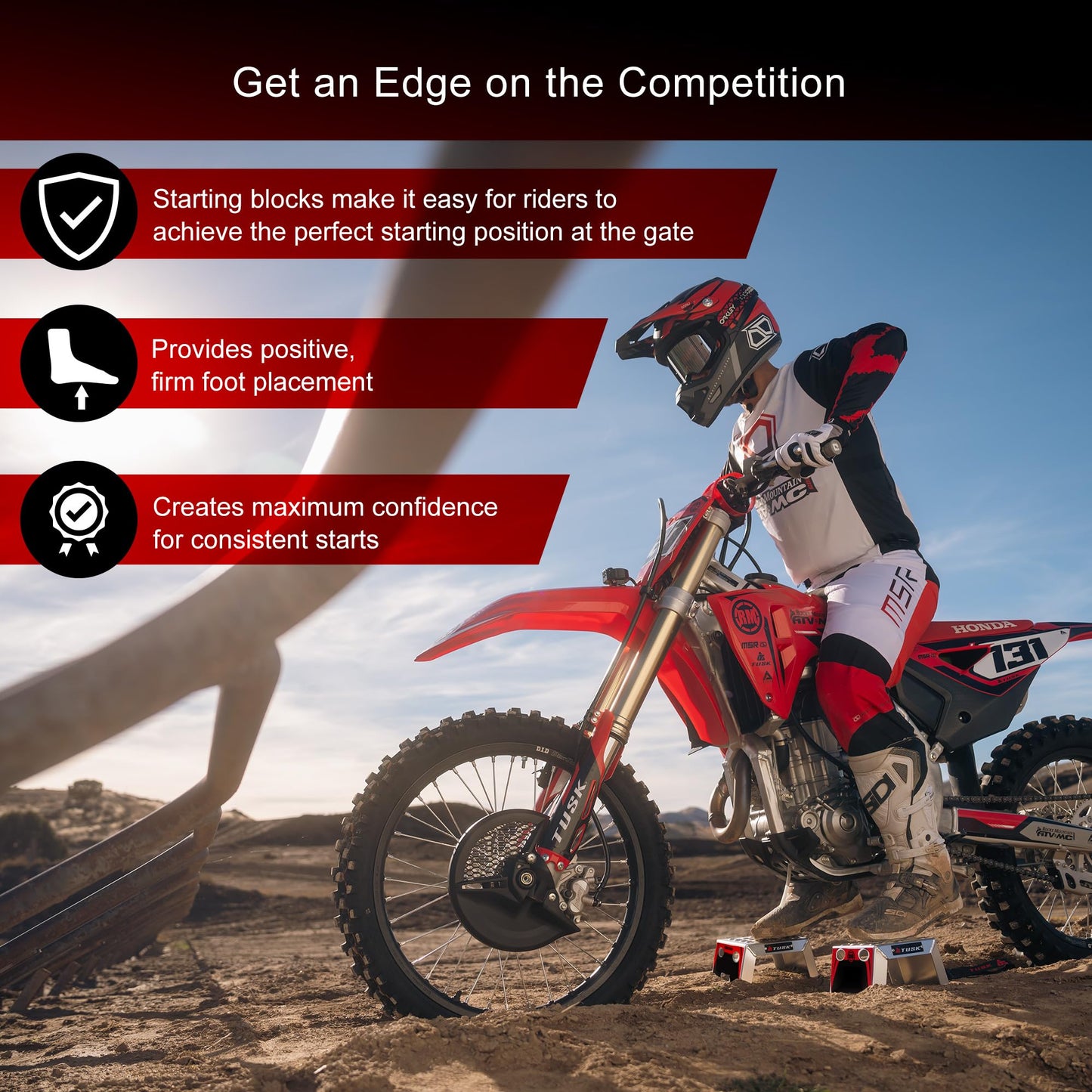Tusk Moto Racing Starting Blocks (4")