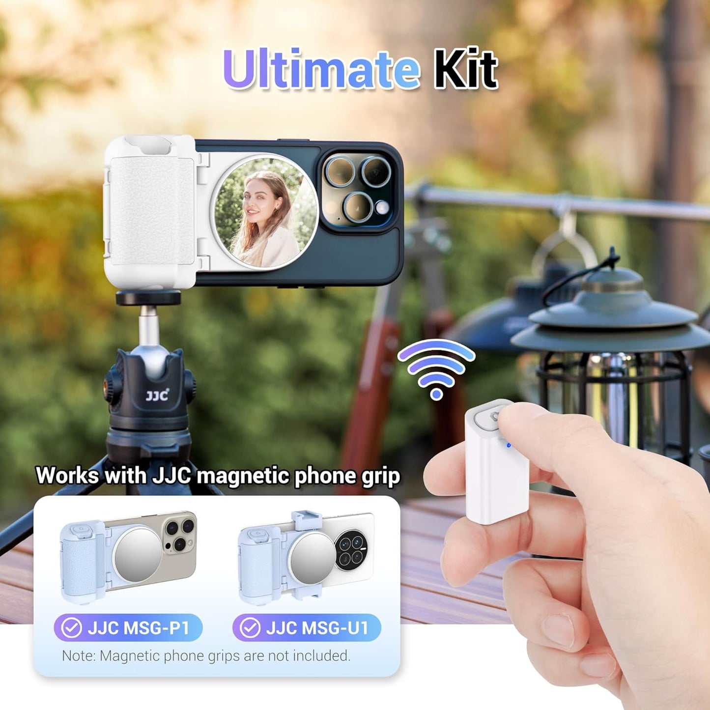 2.2" 17 16 15 14 13 Magnetic Selfie Mirror for Back Camera,Slim Phone Convex Mirror for Magsafe Compatible with iPhone