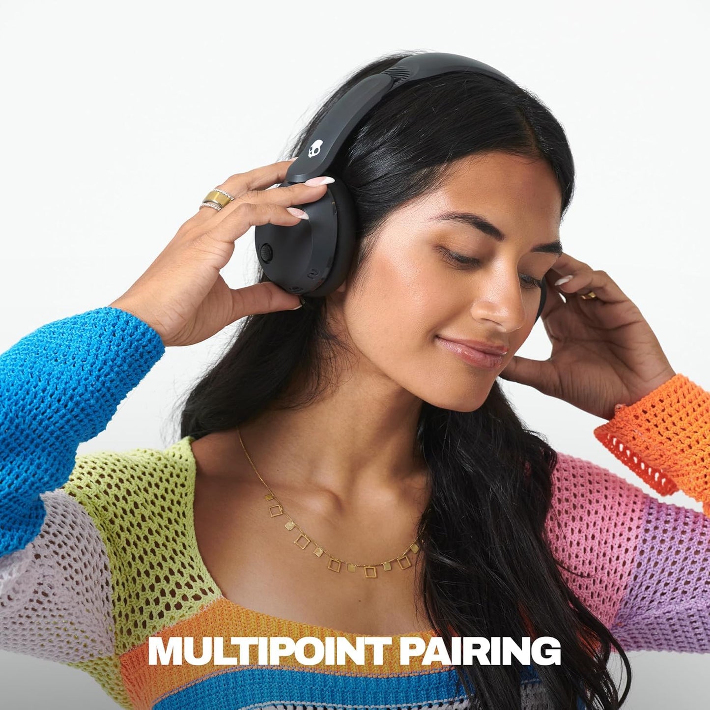 180 50 Skullcandy Icon Wireless On-Ear Bluetooth Headphones, Up to Hours Battery, Lightweight and Travel Ready, Secure