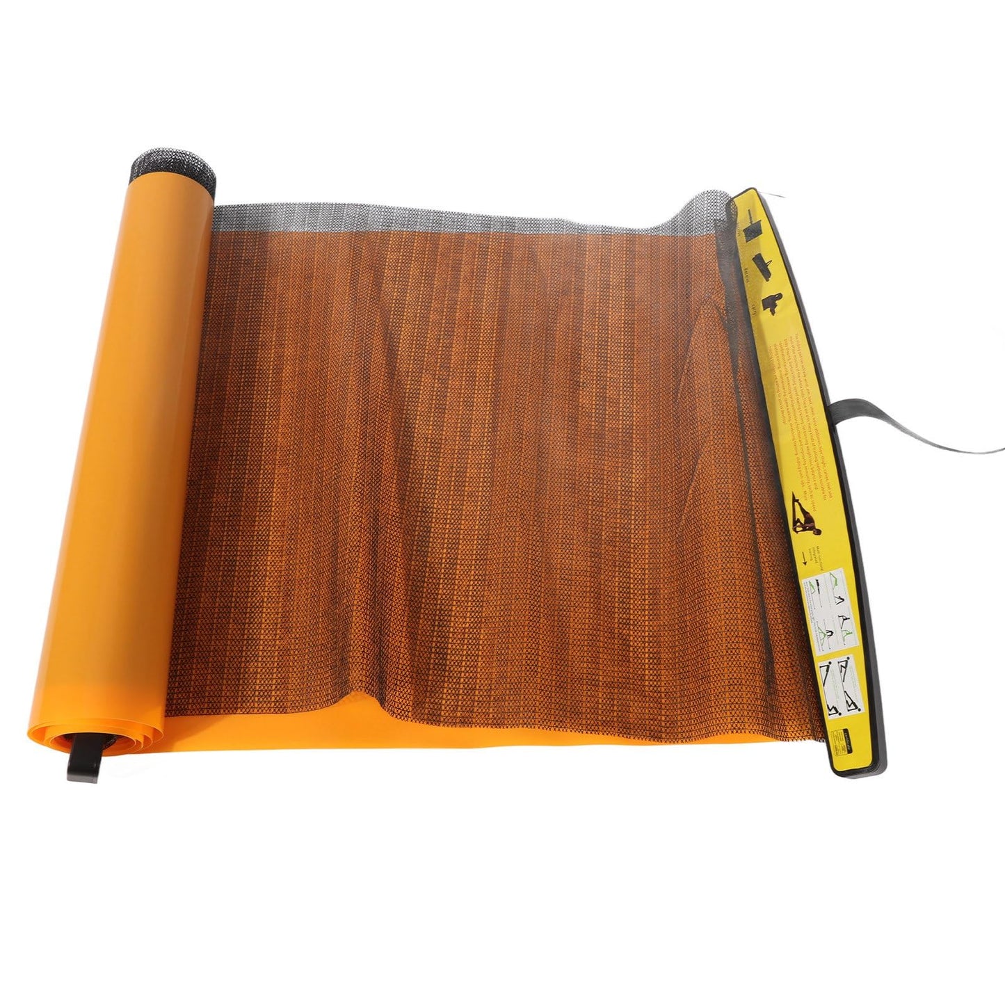 ZAICOLER Exercise Slide Board, 2 Meter Multifunctional Sliding Board for Workout Training with PE PP EVA Material, for Indoor Outdoor Fitness Strength Balance Speed Training Orange