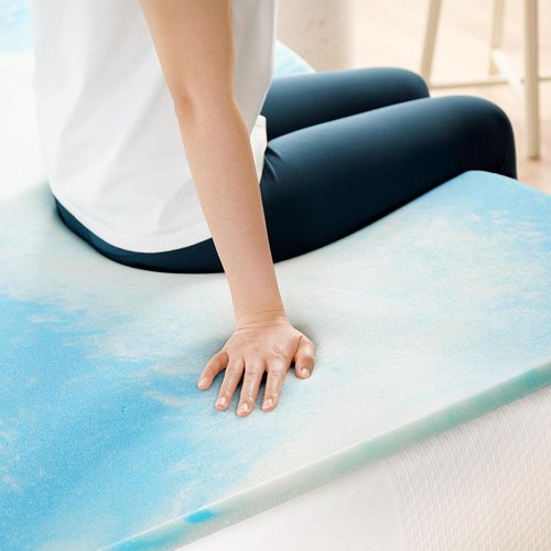 Best Price Mattress | 2-Inch Swirl Gel AeroBreeze Cooling Memory Foam Mattress Topper - Twin Size