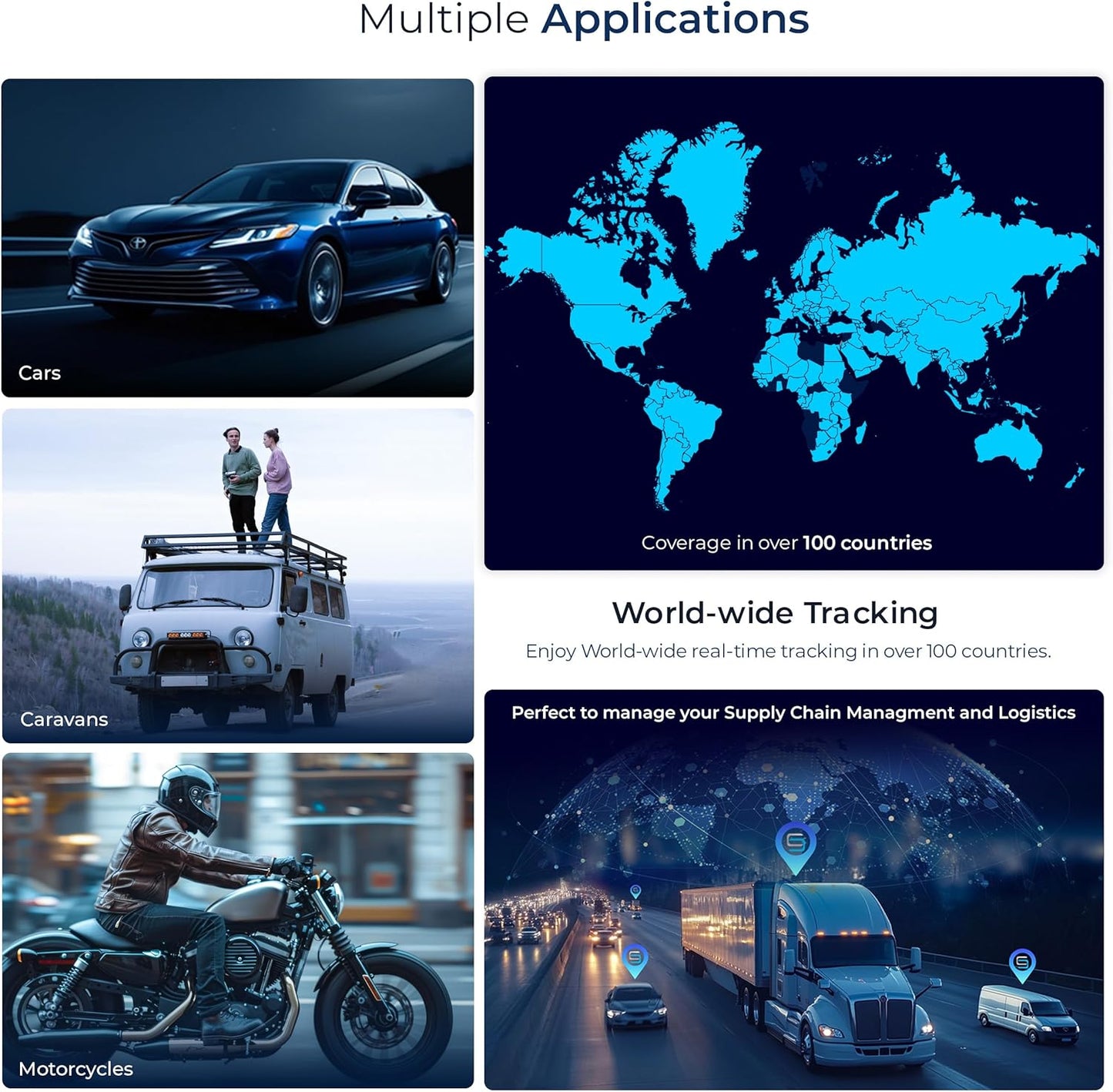 Salind GPS 11 4G 70 Tracker - Real-Time Tracker for Vehicles, Cars, Fleets, LTE Device w/Magnetic, US