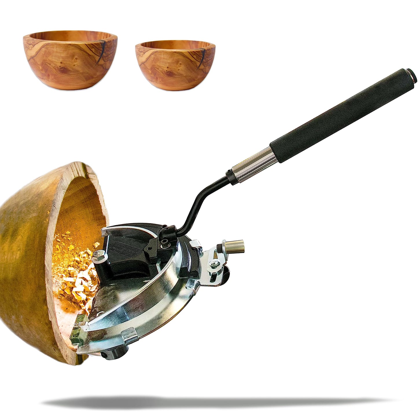 WoodcutxCoring System with Two High-Strength Blades for Coring Bowl Blanks 3"(75mm) to 12"(300mm) on Woodturning Lathe BSVR