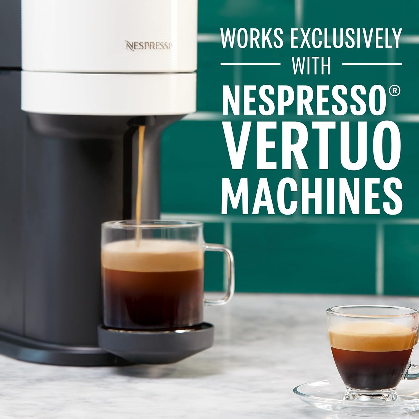 Starbucks by Nespresso Vertuo Coffee Pods - French Roast Dark Roast, 32-Count, Brews 7.8 Oz.