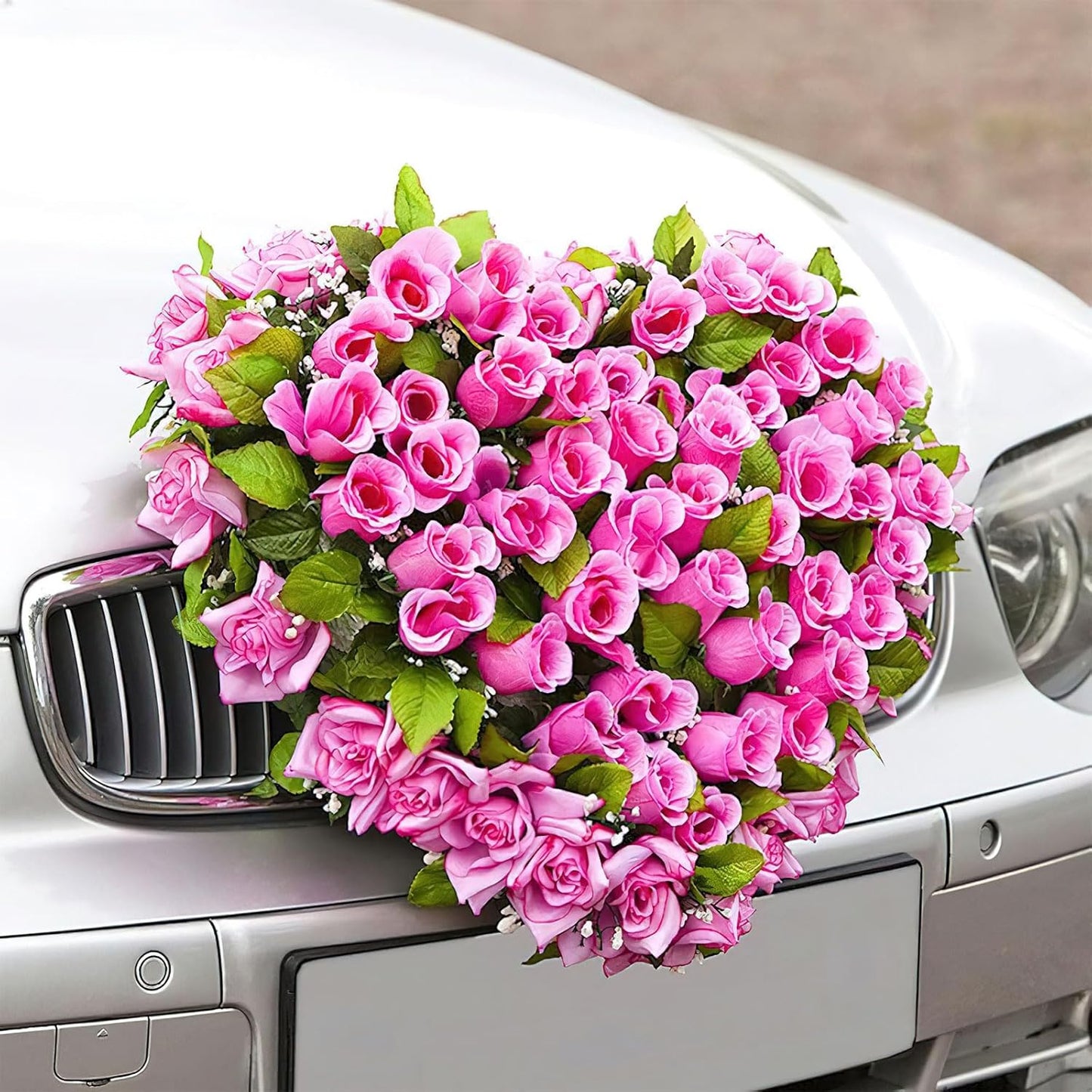 Skiennix Heart-Shaped Floral Foam Bricks - Ideal for Wedding Flower Arrangements | 20x20cm
