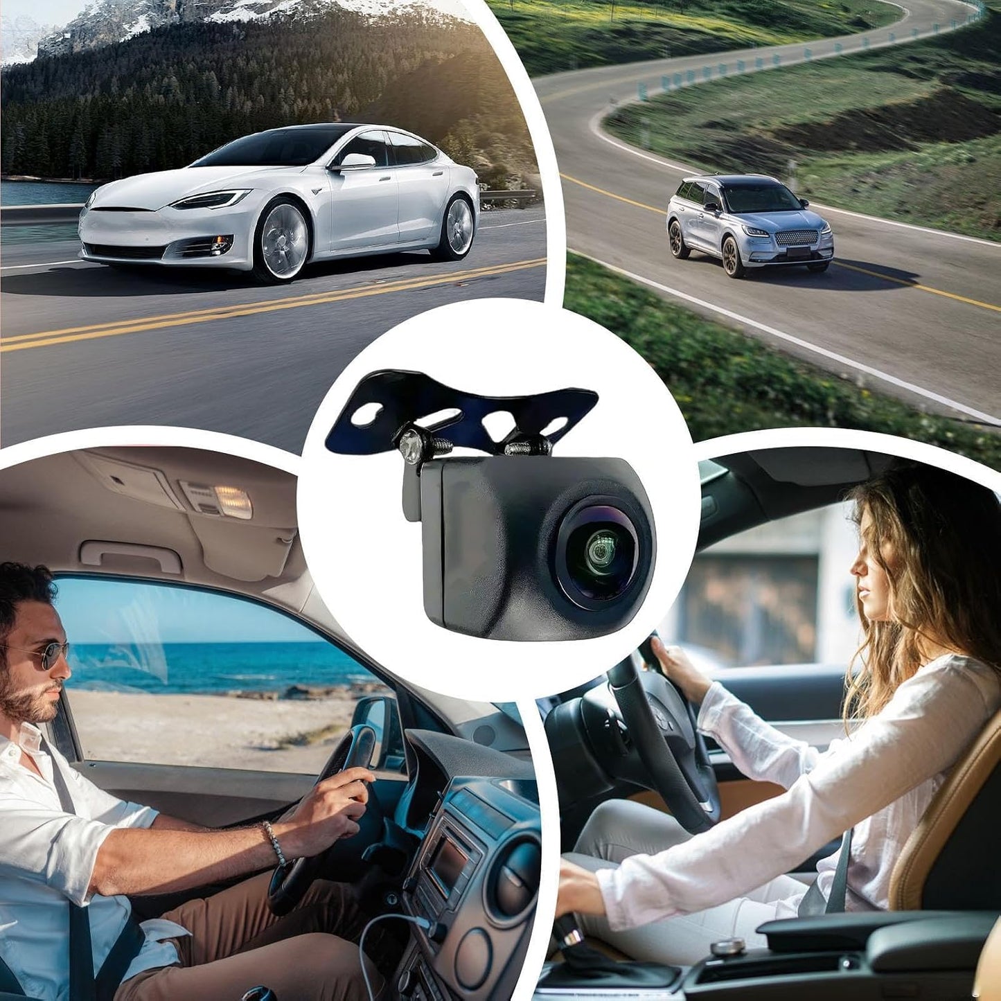 Generic Automobile Assist Camera - Reverse Viewfinder, Single Piece Guidance Webcam for Driver Aid, Nautical Sight